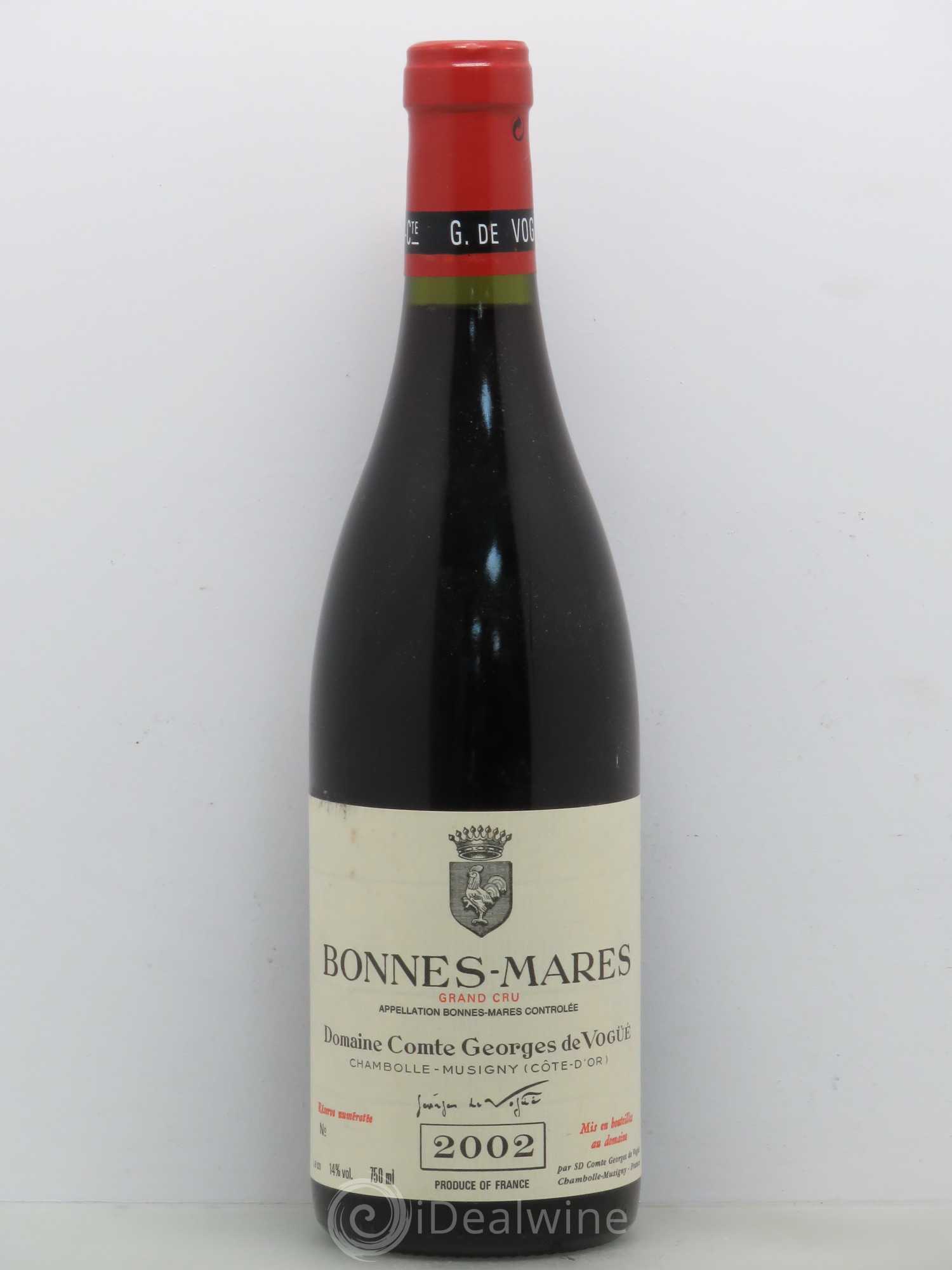Bonnes-Mares Grand Cru Comte Georges de Vogüé 2002 - Lot de 1 bouteille - 0