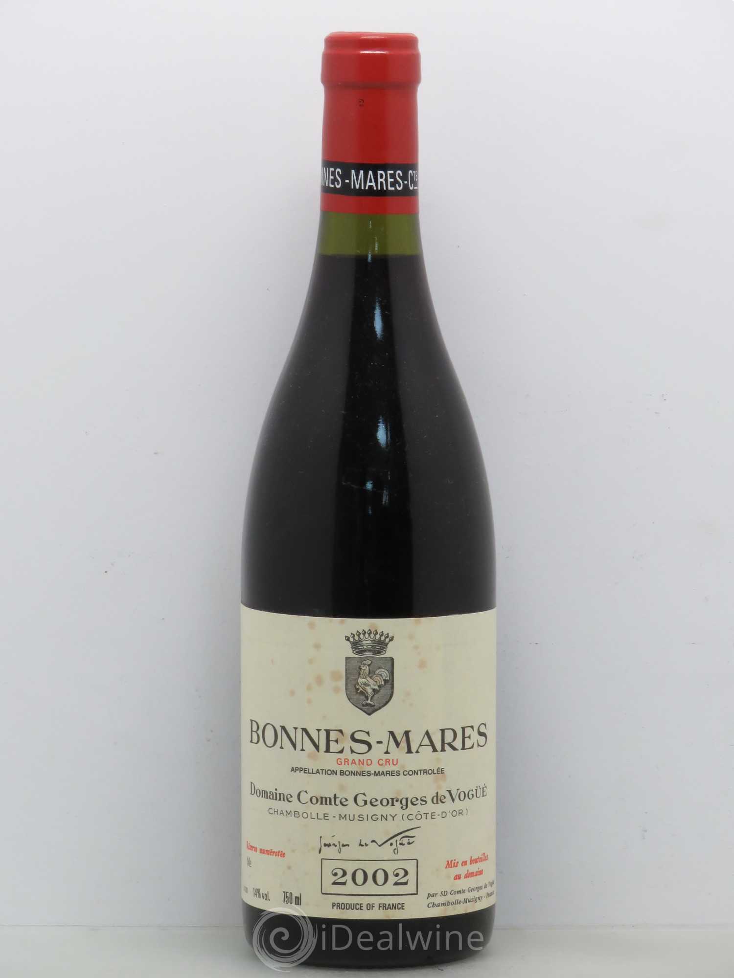 Bonnes-Mares Grand Cru Comte Georges de Vogüé 2002 - Lot de 1 bouteille - 0