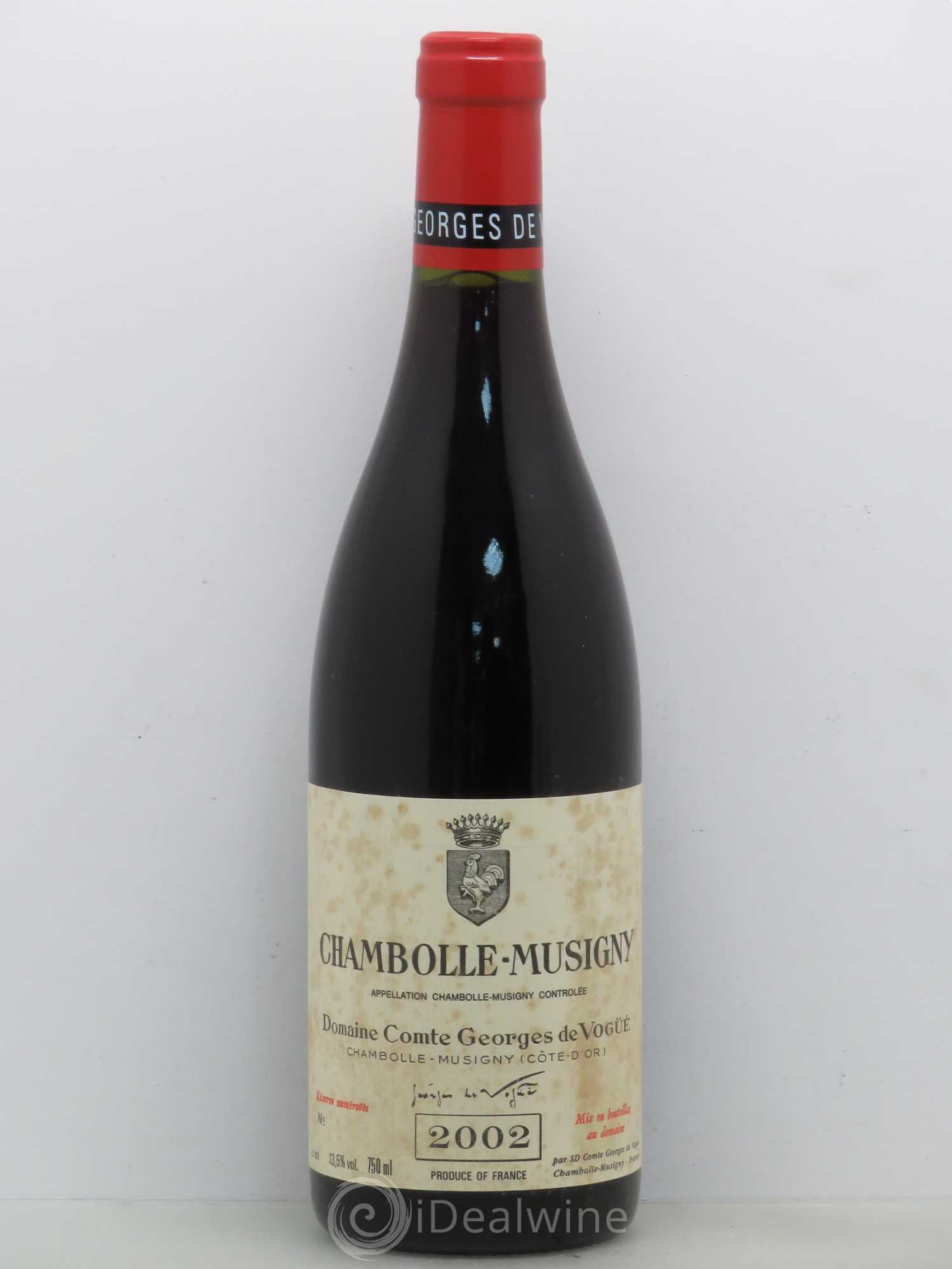 Chambolle-Musigny Comte Georges de Vogüé 2002 - Lot de 1 bouteille - 0