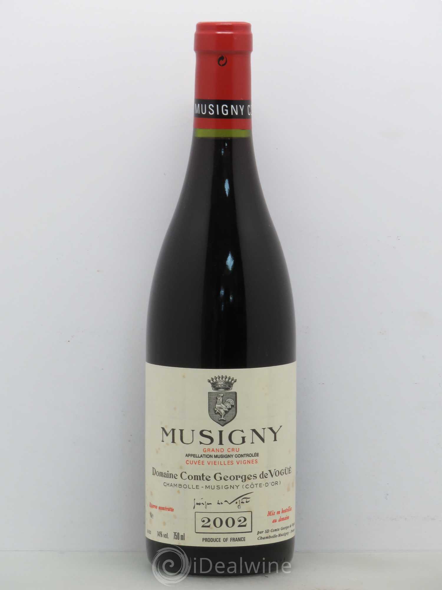Musigny Grand Cru Cuvée Vieilles Vignes Comte Georges de Vogüé 2002 - Posten von 1 Flasche - 0