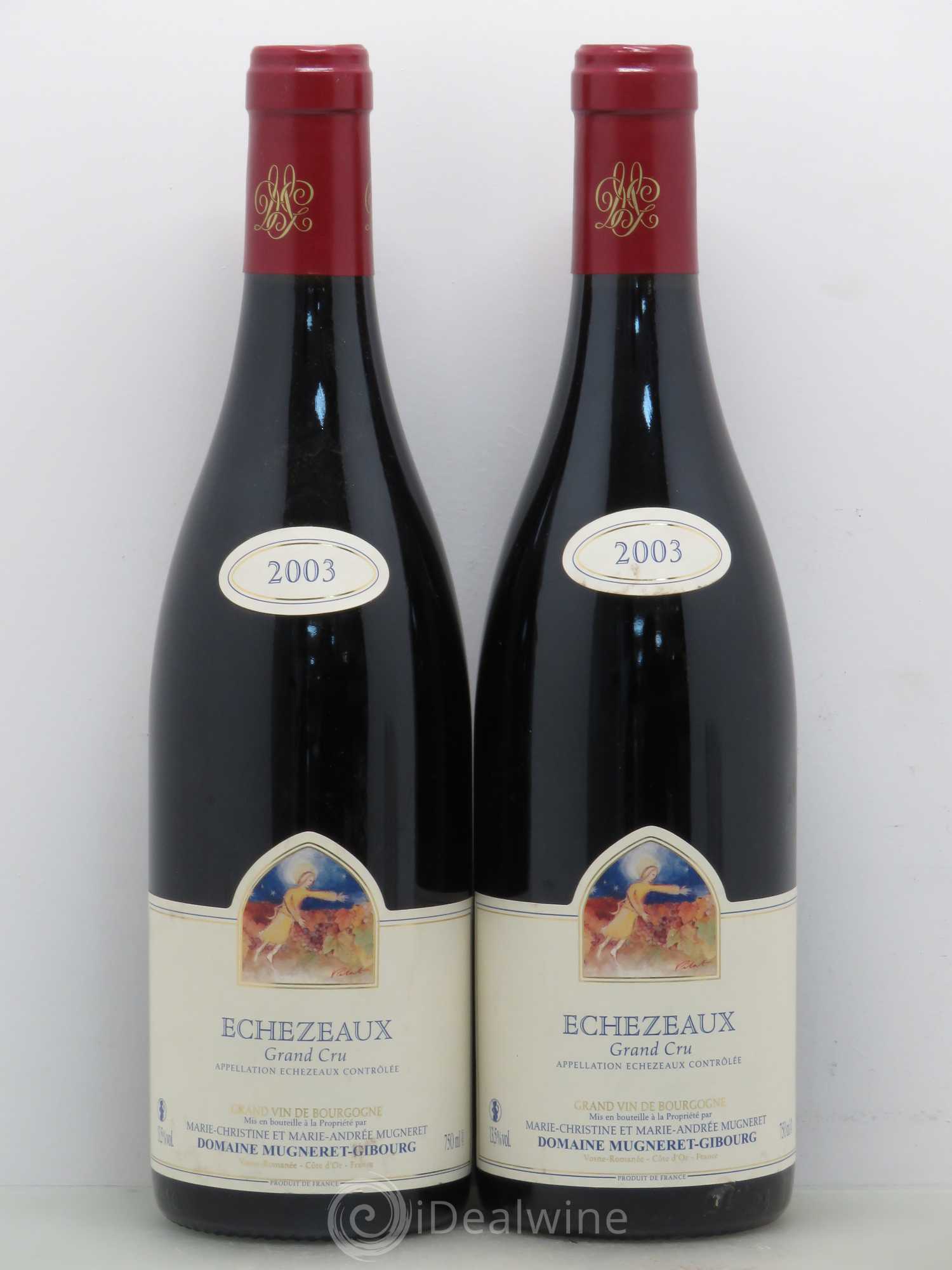 Echezeaux Grand Cru Mugneret-Gibourg (Domaine) 2003 - Lot de 2 bouteilles - 0