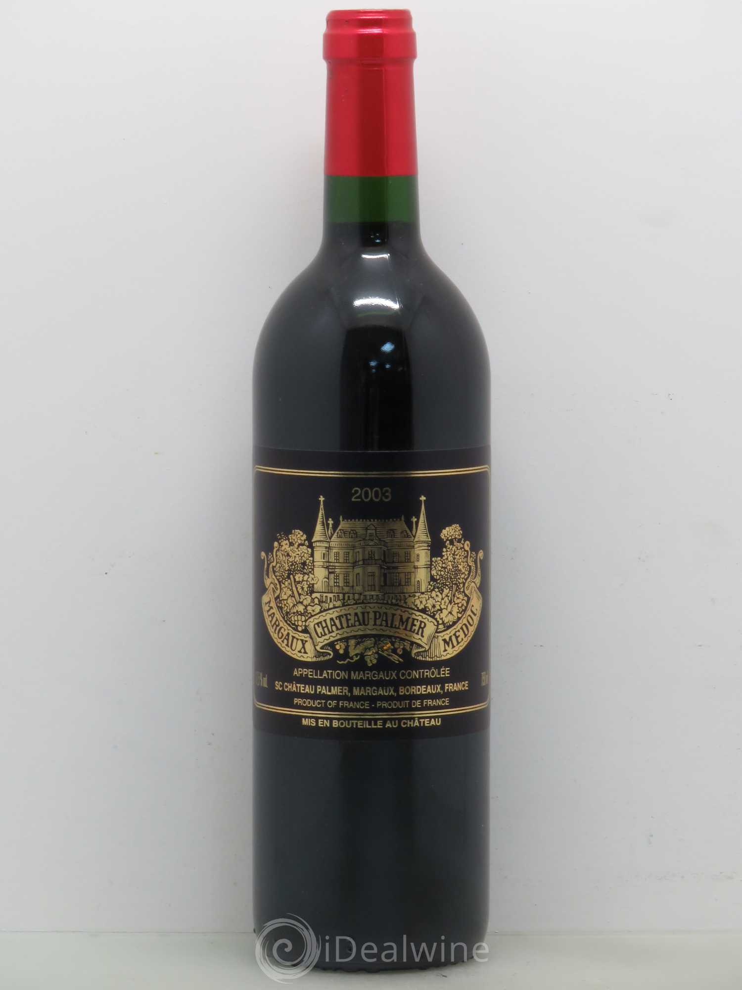 Château Palmer 3ème Grand Cru Classé 2003 - Lot de 1 bouteille - 0