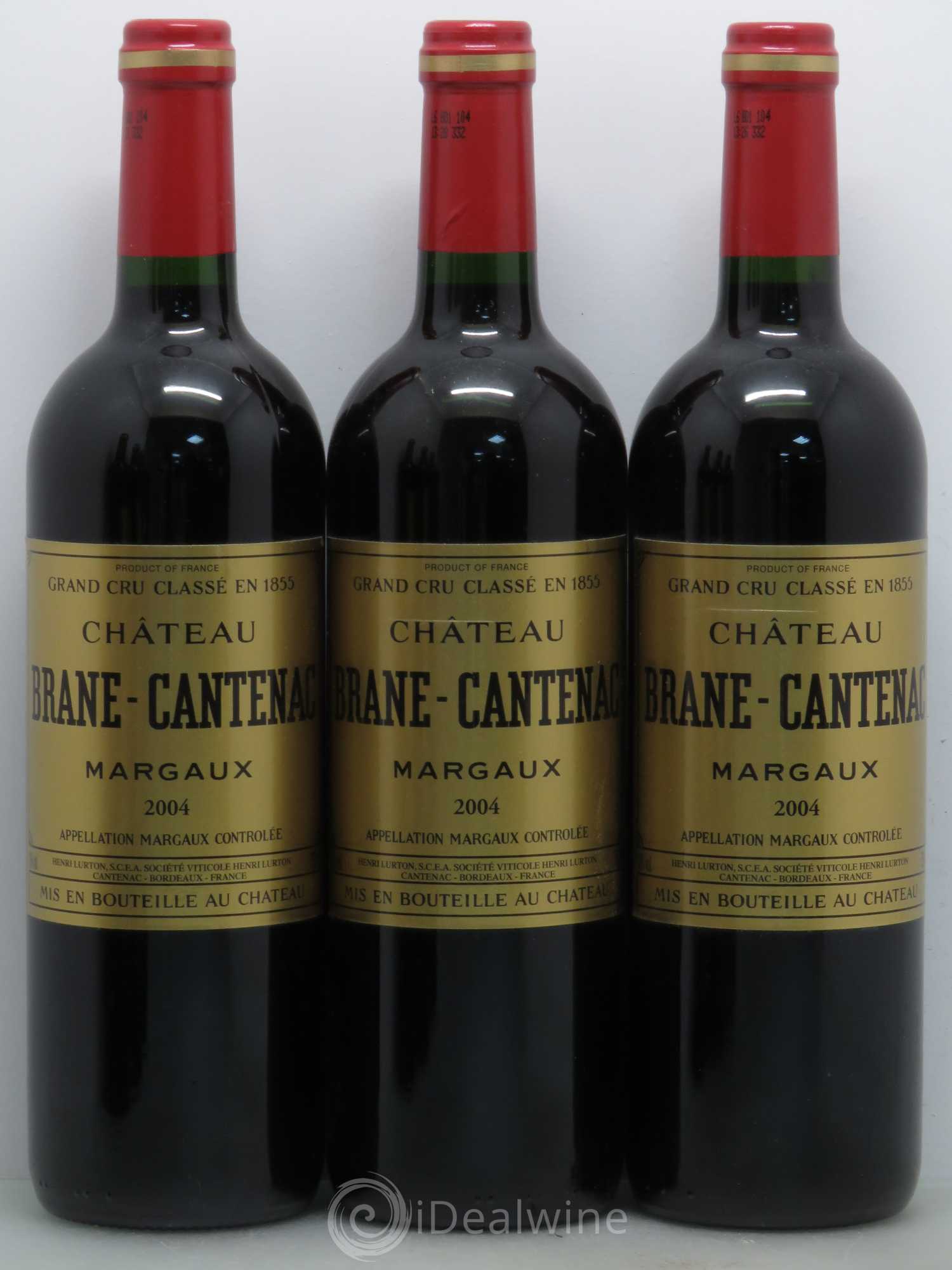 Château Brane Cantenac 2ème Grand Cru Classé 2004 - Lot de 6 bouteilles - 1