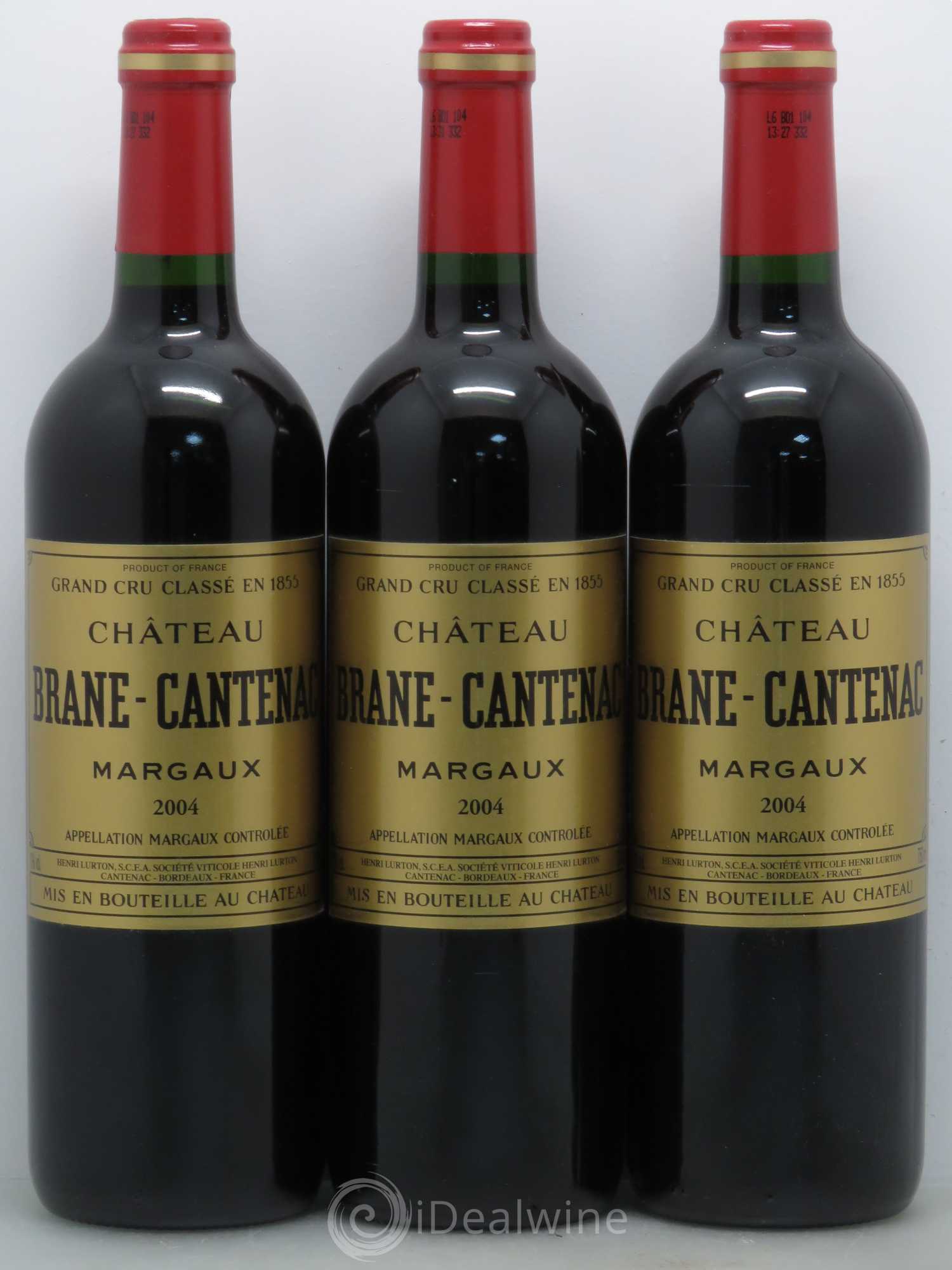 Château Brane Cantenac 2ème Grand Cru Classé 2004 - Lot de 6 bouteilles - 2