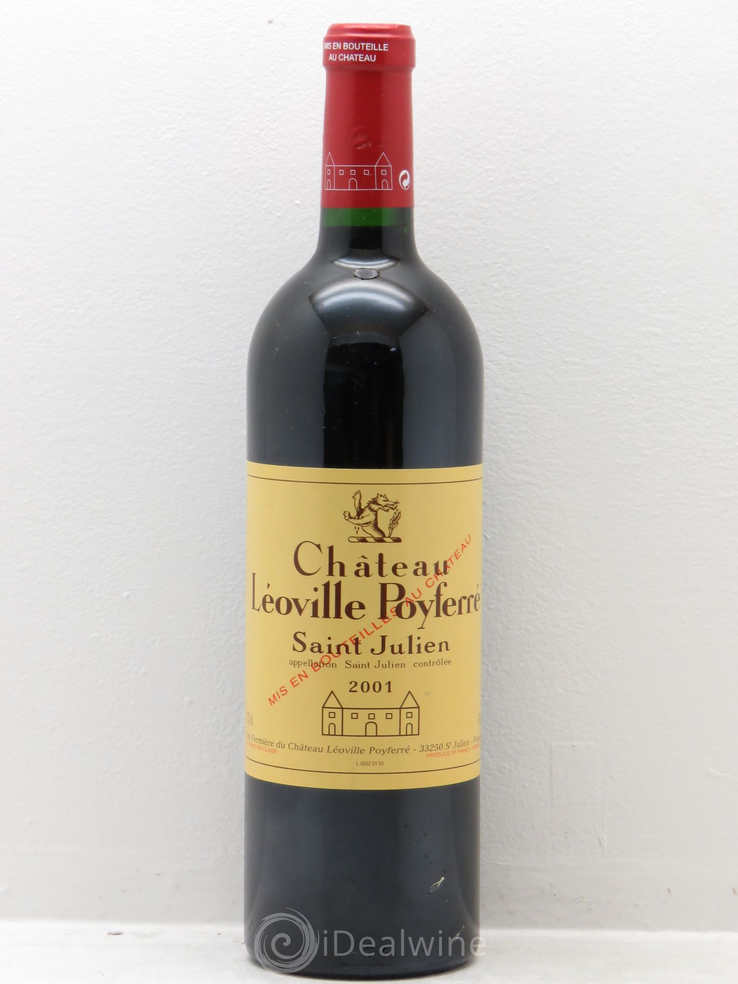 Château Léoville Poyferré 2ème Grand Cru Classé 2001 - Lot de 1 bouteille - 0