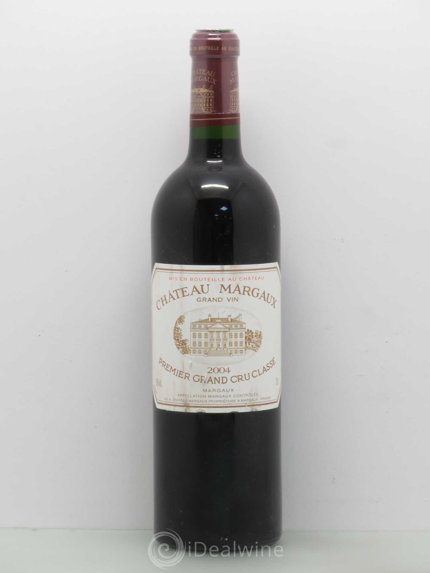 Château Margaux 1er Grand Cru Classé 2004 - Lot de 1 bouteille - 0