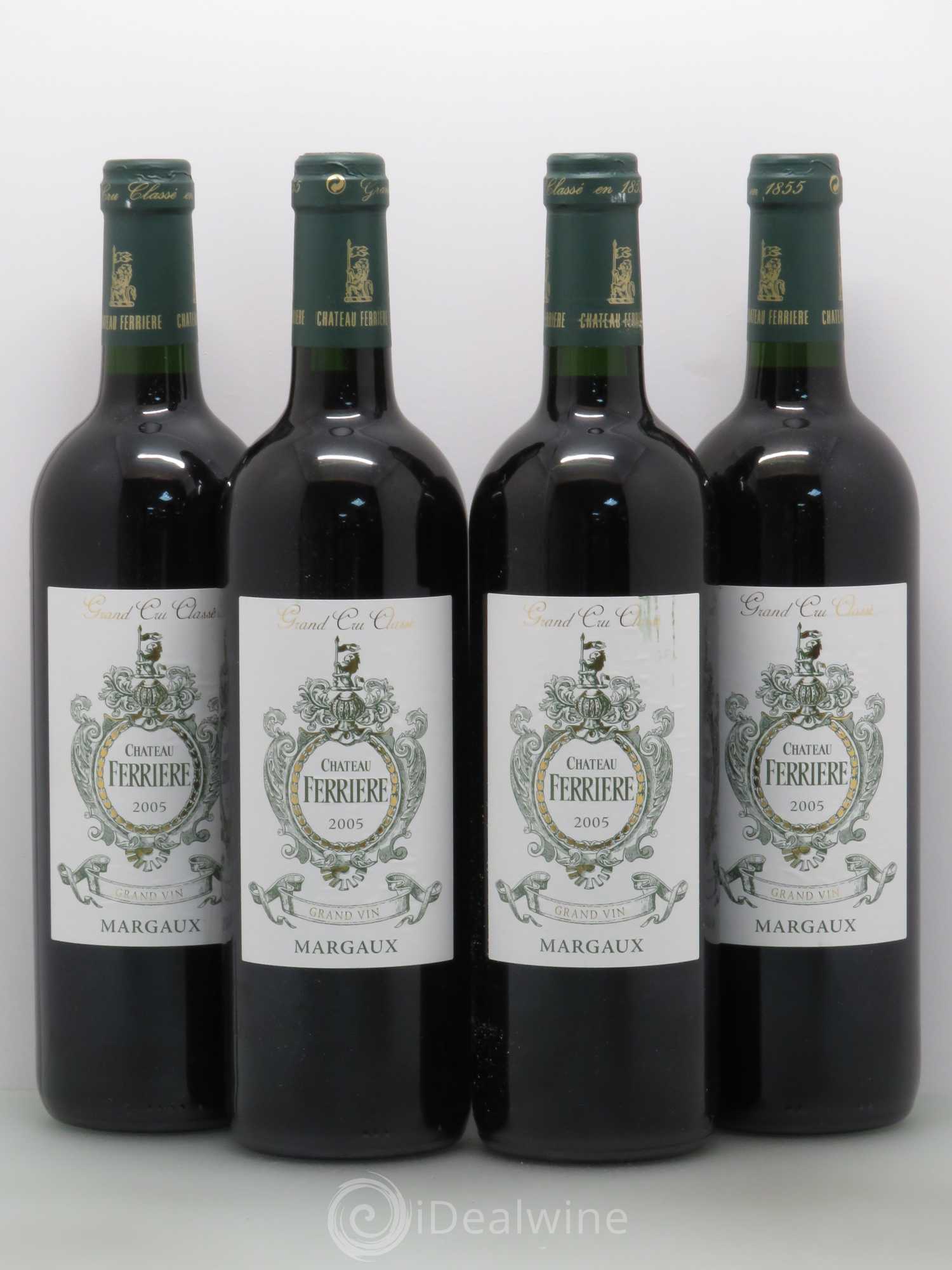 Château Ferrière 3ème Grand Cru Classé 2005 - Lot de 4 bouteilles - 0