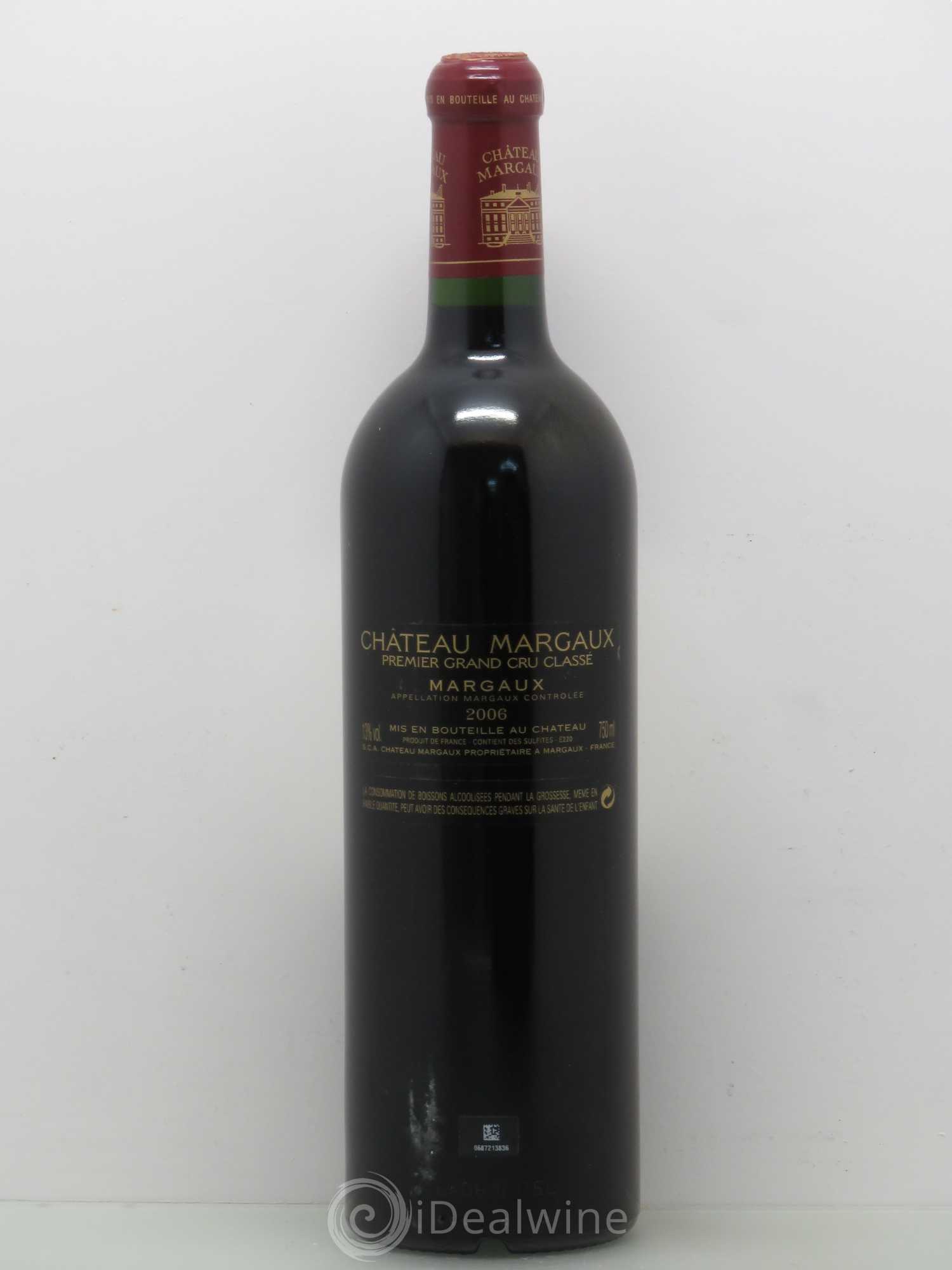 Château Margaux 1er Grand Cru Classé 2006 - Lot de 1 bouteille - 1