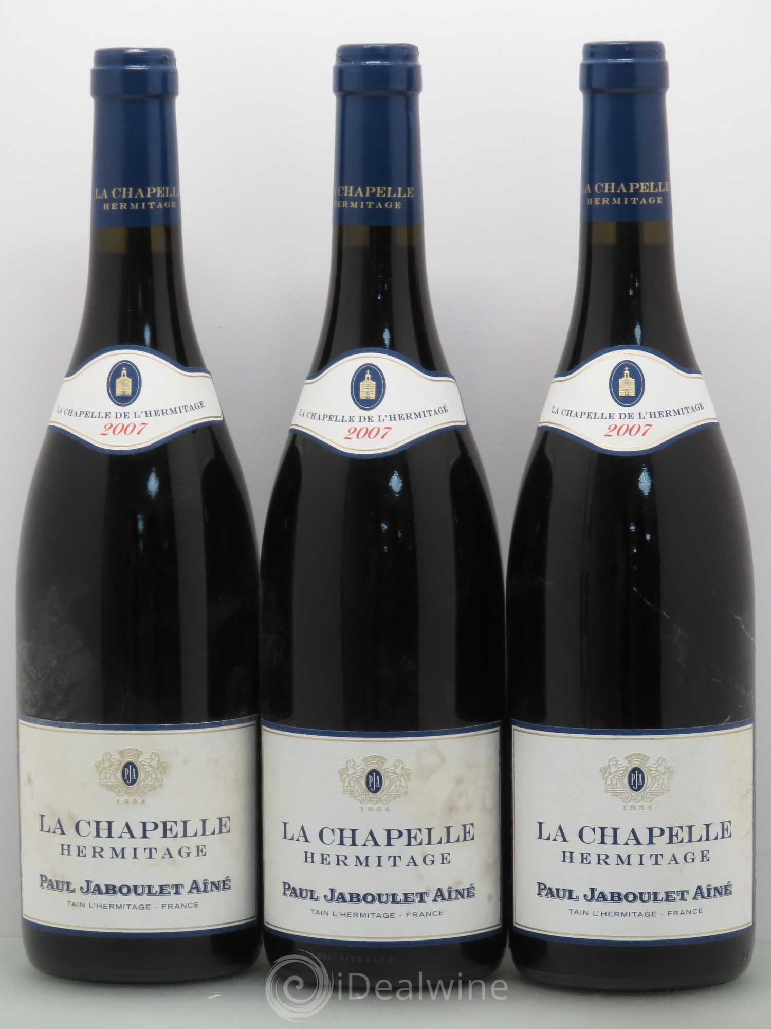 Hermitage La Chapelle Paul Jaboulet Ainé 2007 - Lot de 12 bouteilles - 1