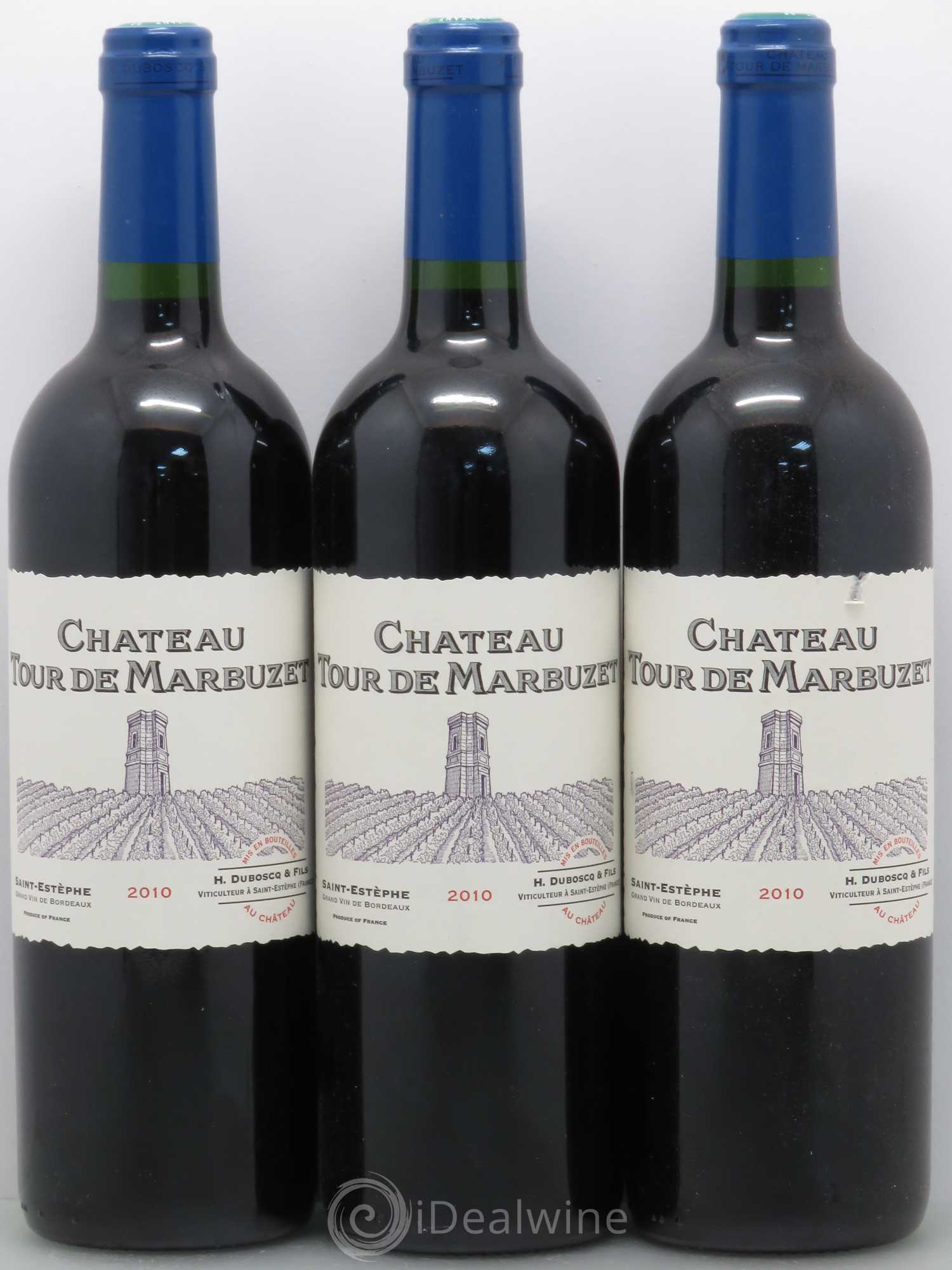 Saint-Estèphe Chateau Tour de Marbuzet 2010 - Posten von 12 Flaschen - 1