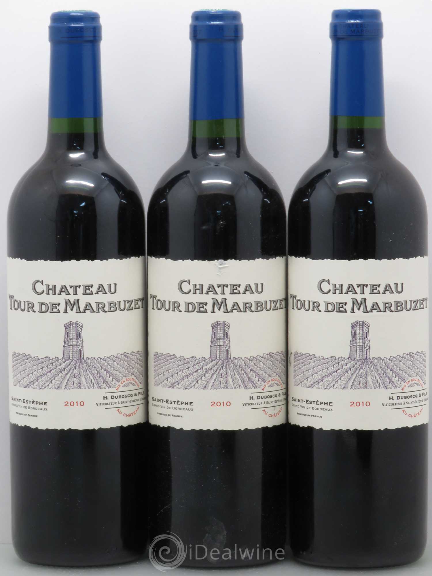 Saint-Estèphe Chateau Tour de Marbuzet 2010 - Posten von 12 Flaschen - 2