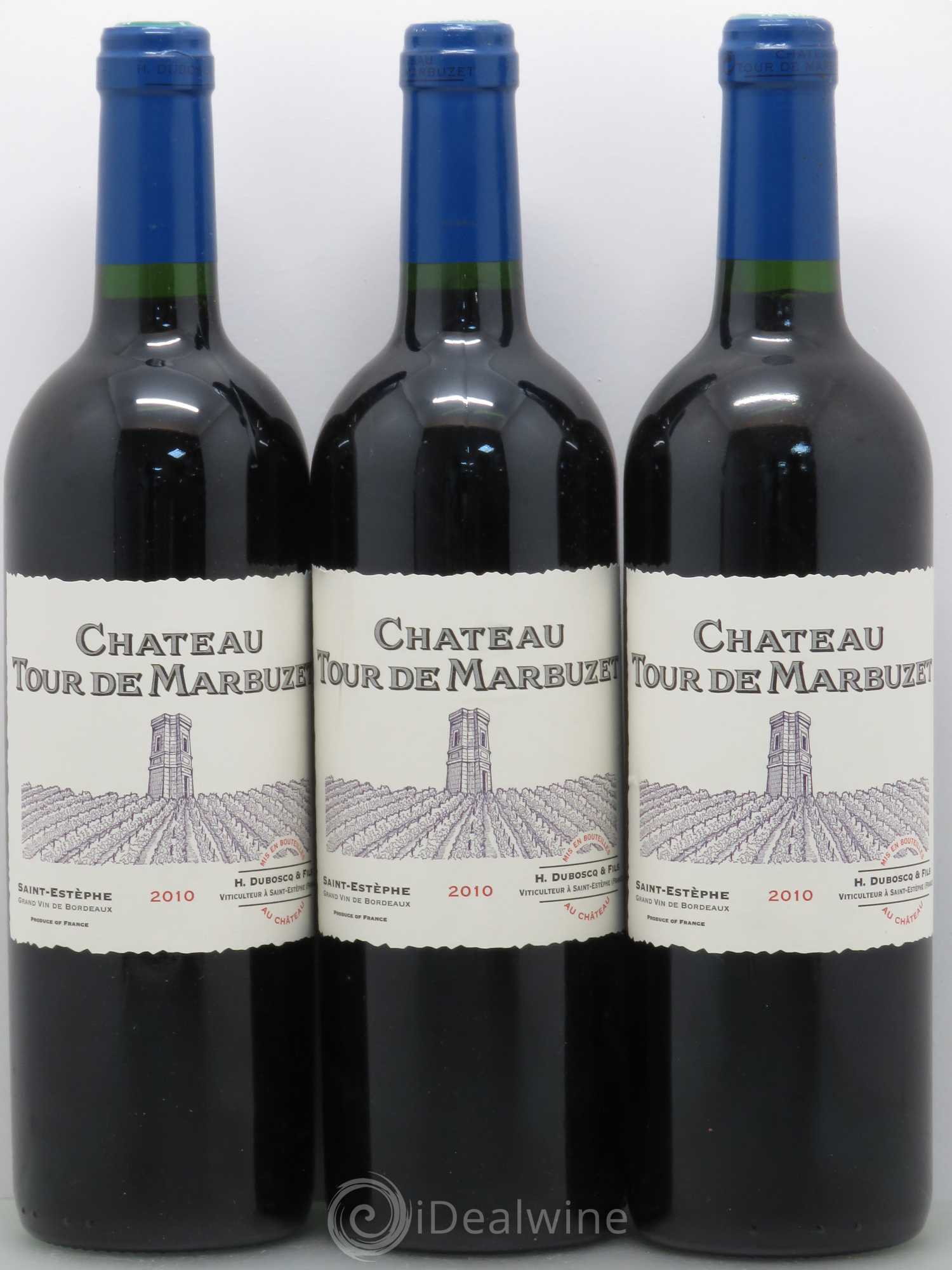 Saint-Estèphe Chateau Tour de Marbuzet 2010 - Posten von 12 Flaschen - 3