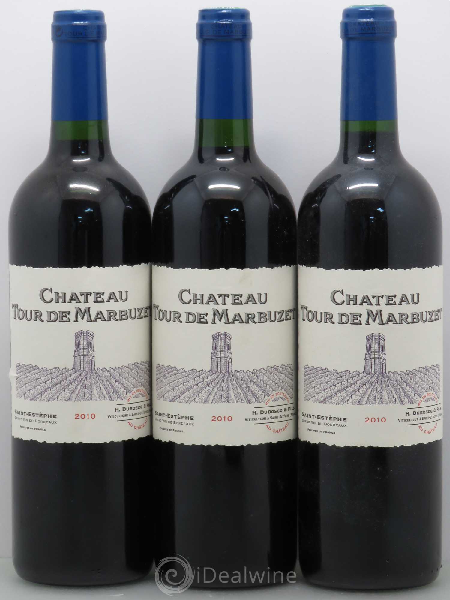 Château Saint-Estèphe Chateau Tour de Marbuzet 2010 - Posten von 12 Flaschen - 1