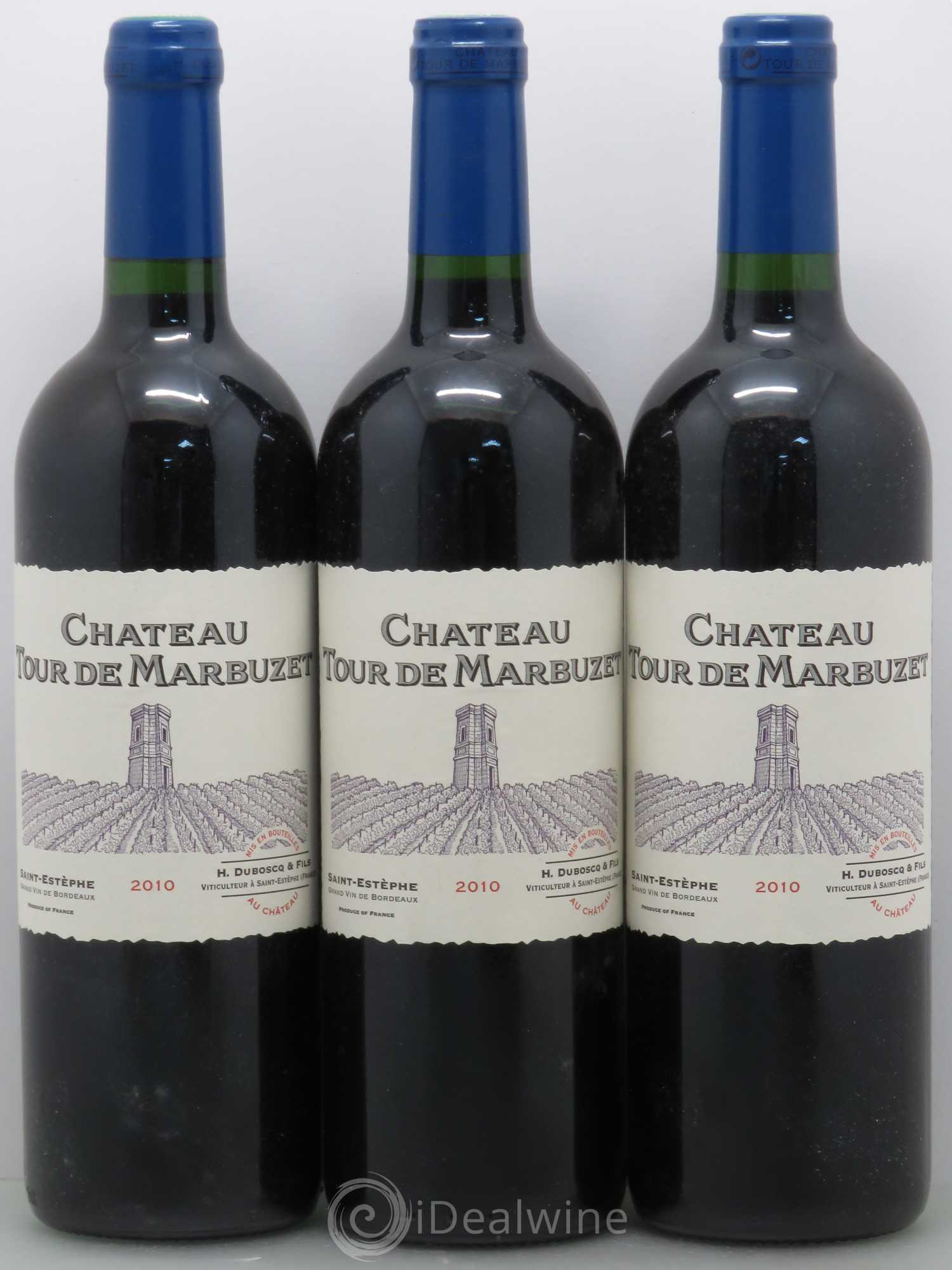 Château Saint-Estèphe Chateau Tour de Marbuzet 2010 - Posten von 12 Flaschen - 3