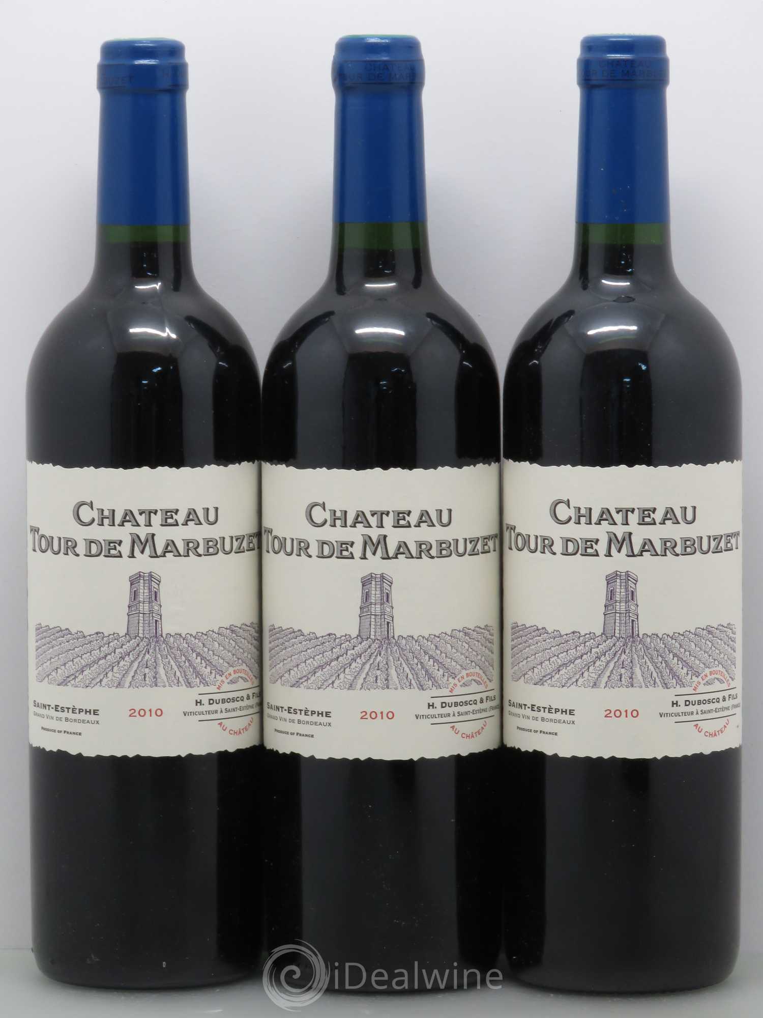 Château Saint-Estèphe Chateau Tour de Marbuzet 2010 - Posten von 12 Flaschen - 4