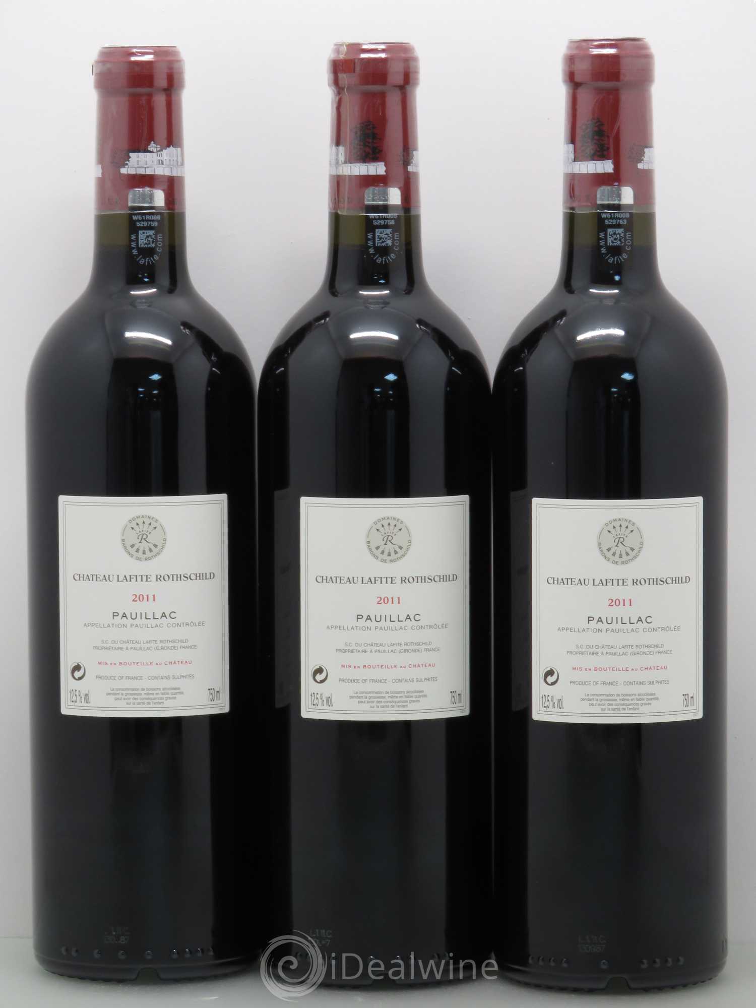 Château Lafite Rothschild 1er Grand Cru Classé 2011 - Lot de 6 bouteilles - 2