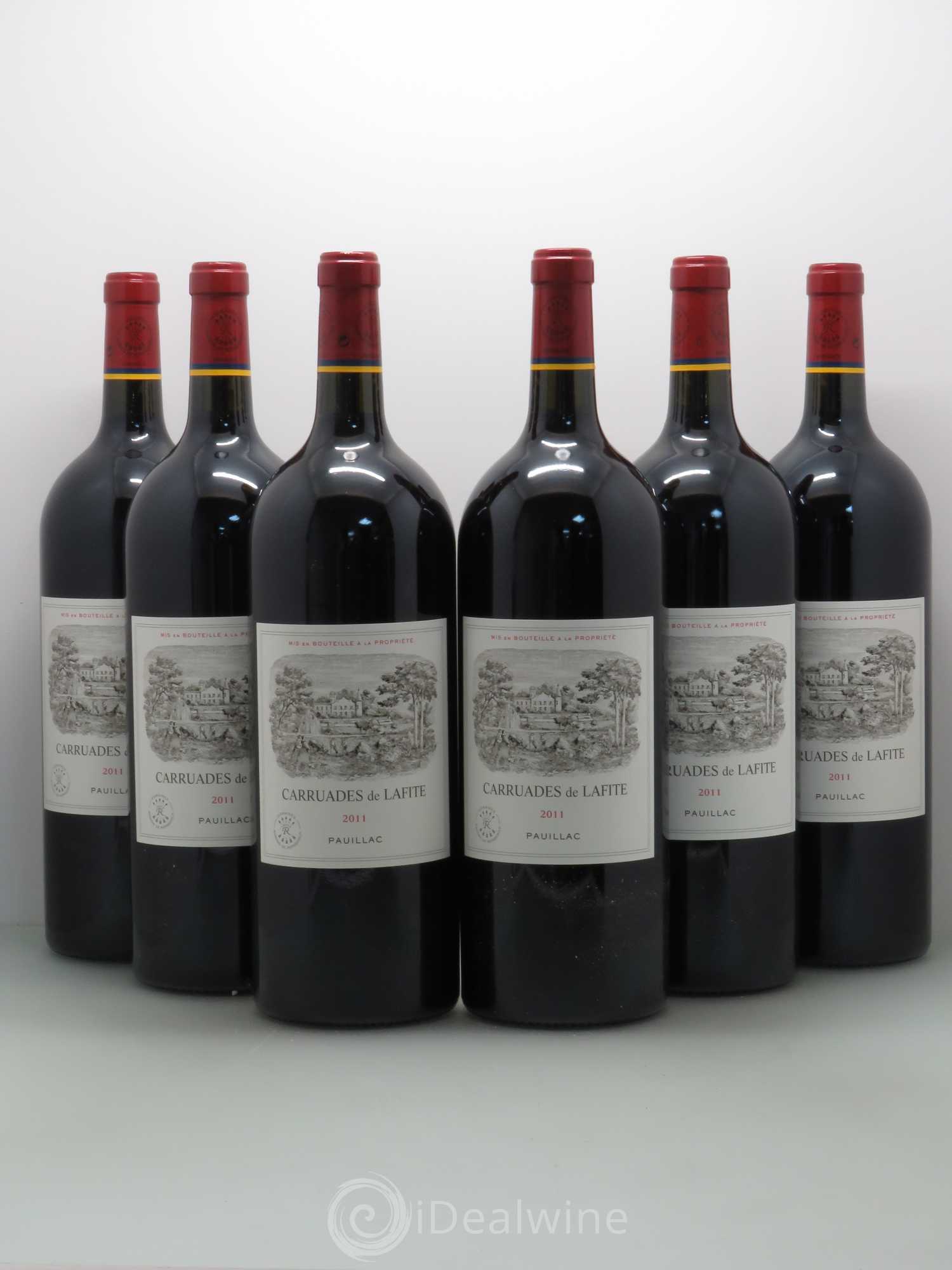 Carruades de Lafite Rothschild Second Vin 2011 - Lot de 6 magnums - 0