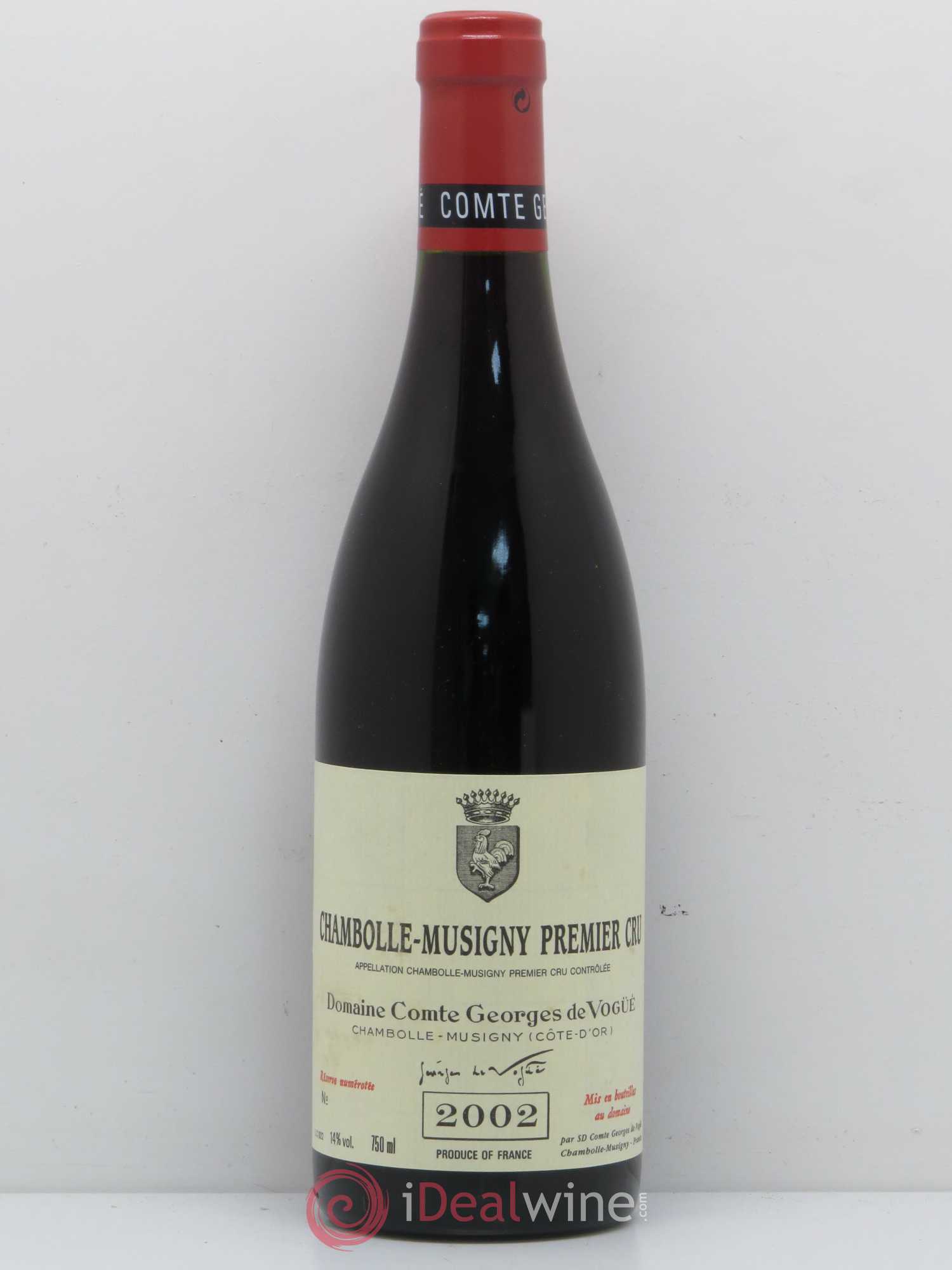 Chambolle-Musigny Comte Georges de Vogüé 2002 - Lot de 1 bouteille - 0