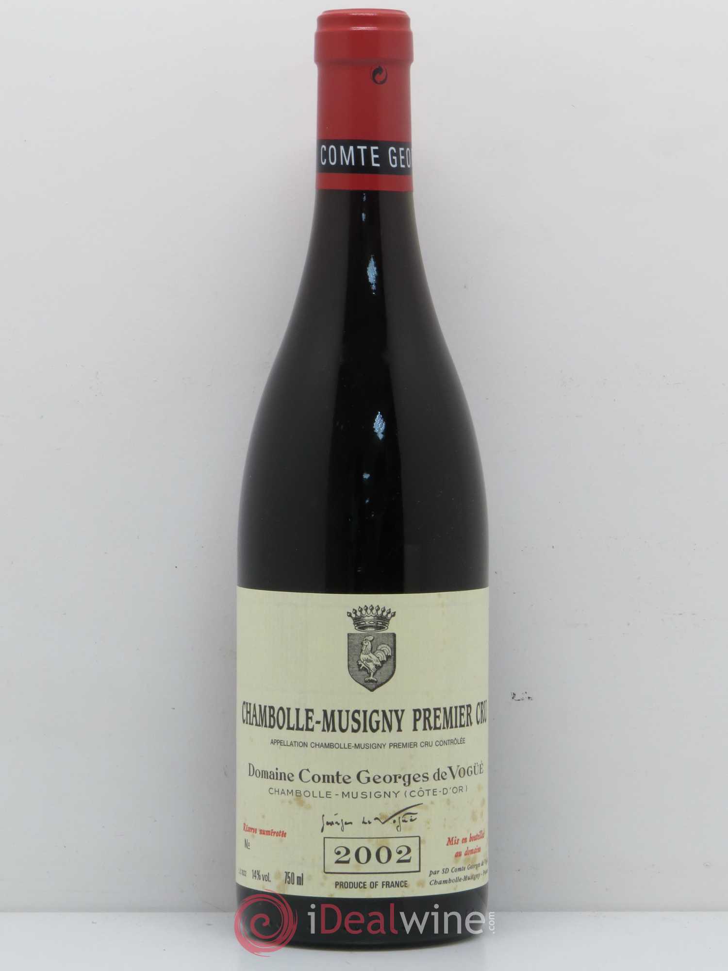 Chambolle-Musigny Comte Georges de Vogüé 2002 - Lot de 1 bouteille - 0