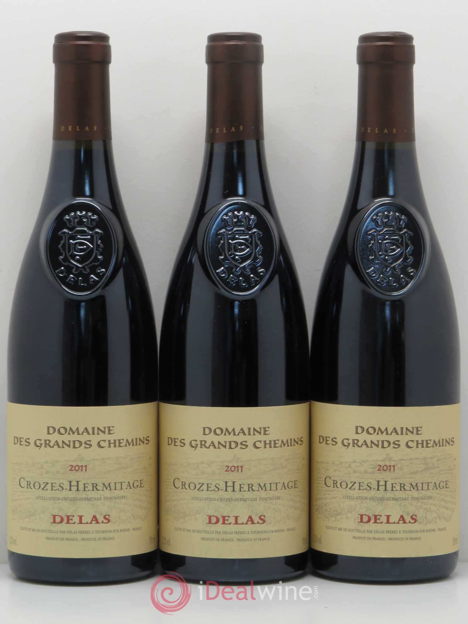 Crozes-Hermitage Domaine des Grands Chemins Delas Frères 2011 - Lot de 6 bouteilles - 1