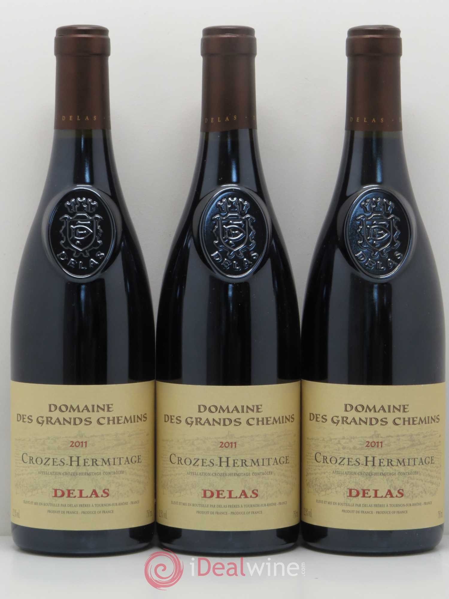 Crozes-Hermitage Domaine des Grands Chemins Delas Frères 2011 - Lot de 6 bouteilles - 2