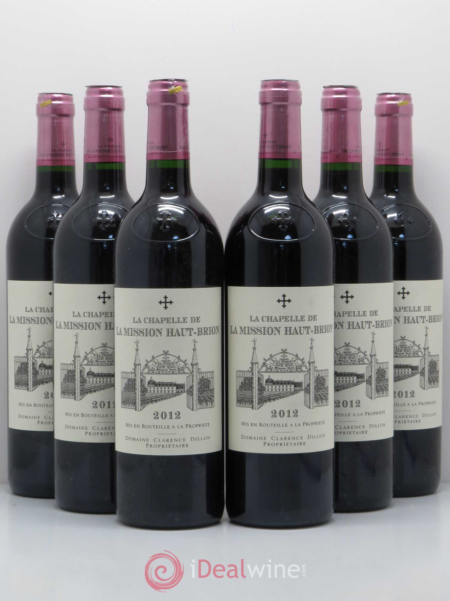 La Chapelle de La Mission Haut-Brion Second Vin 2012 - Lot de 6 bouteilles - 0