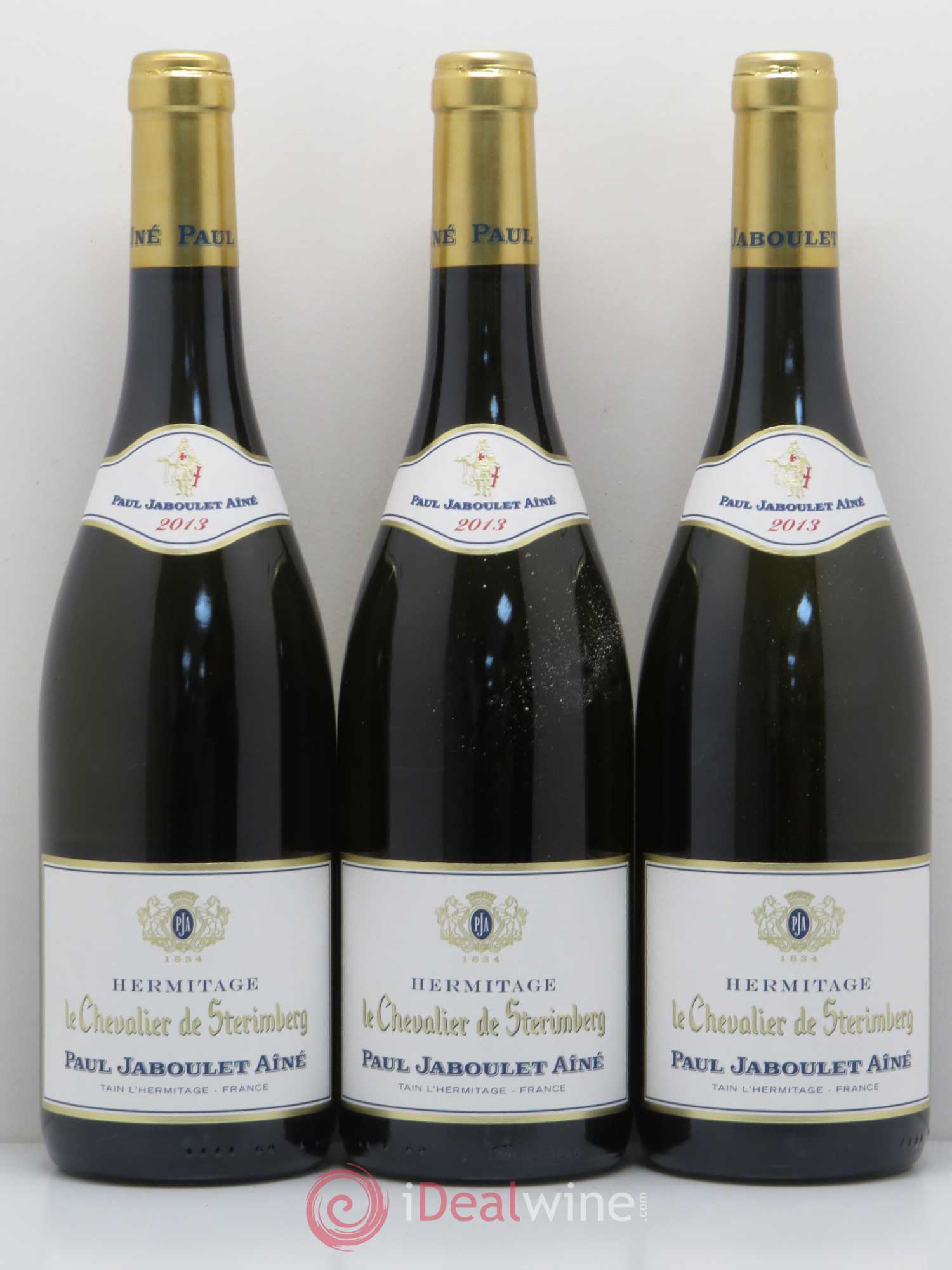Hermitage Chevalier de Sterimberg Paul Jaboulet Ainé 2013 - Lot de 3 bouteilles - 0