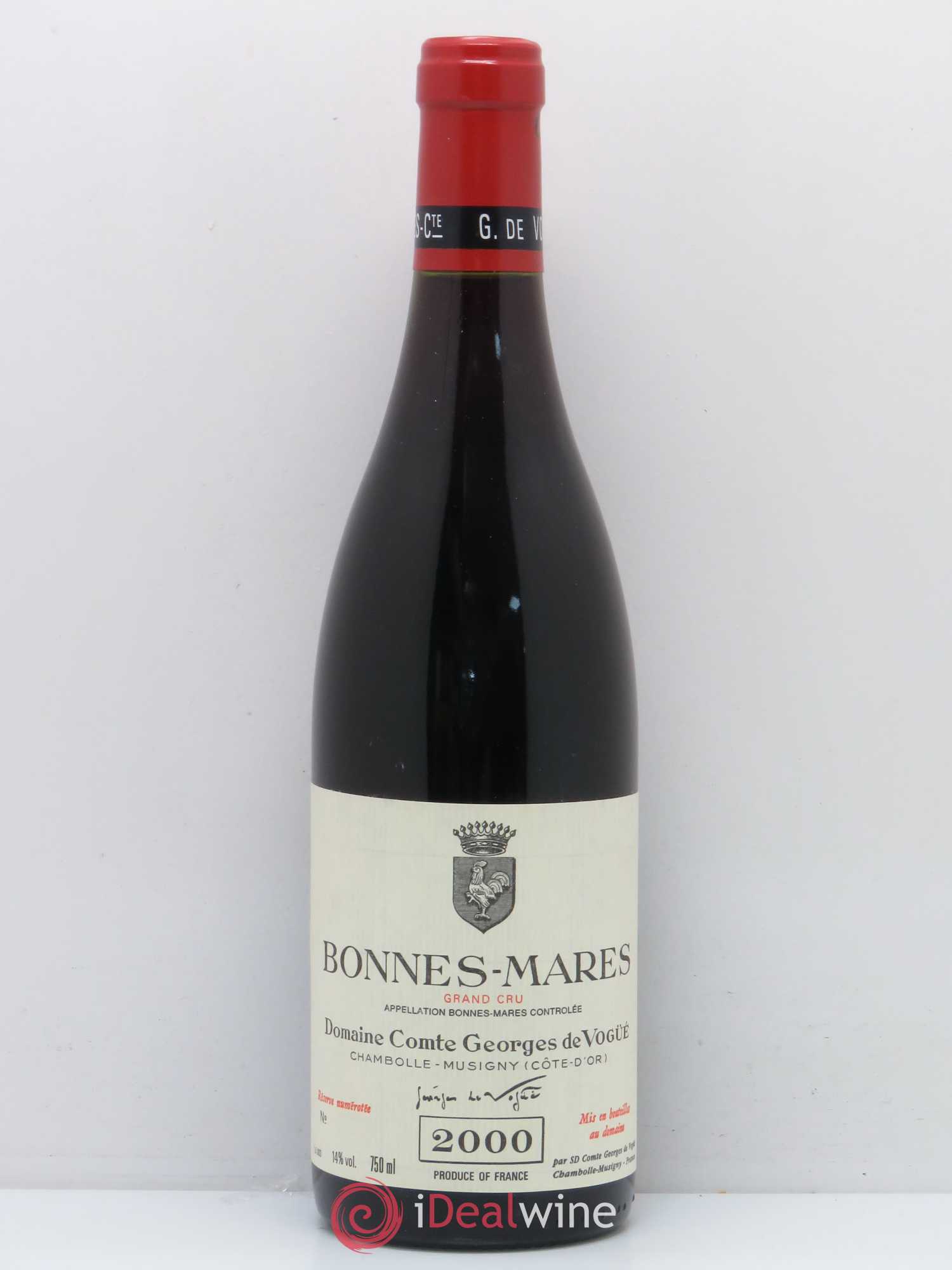 Bonnes-Mares Grand Cru Comte Georges de Vogüé 2000 - Lot de 1 bouteille - 0