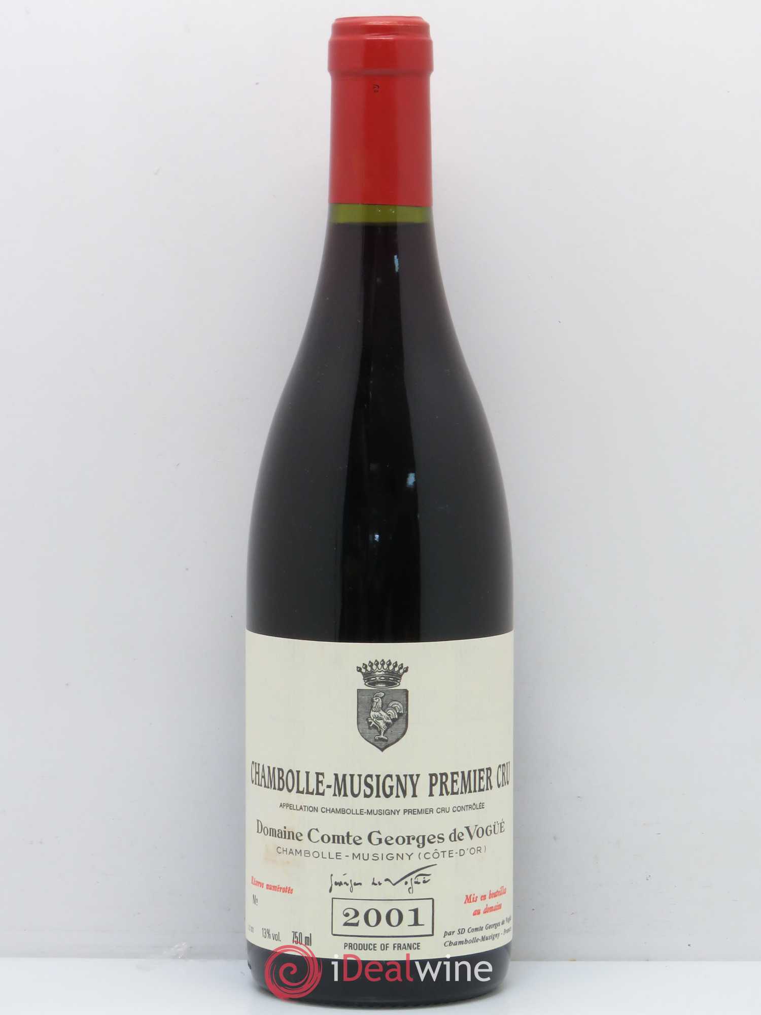 Chambolle-Musigny 1er Cru Comte Georges de Vogüé 2001 - Lot de 1 bouteille - 0
