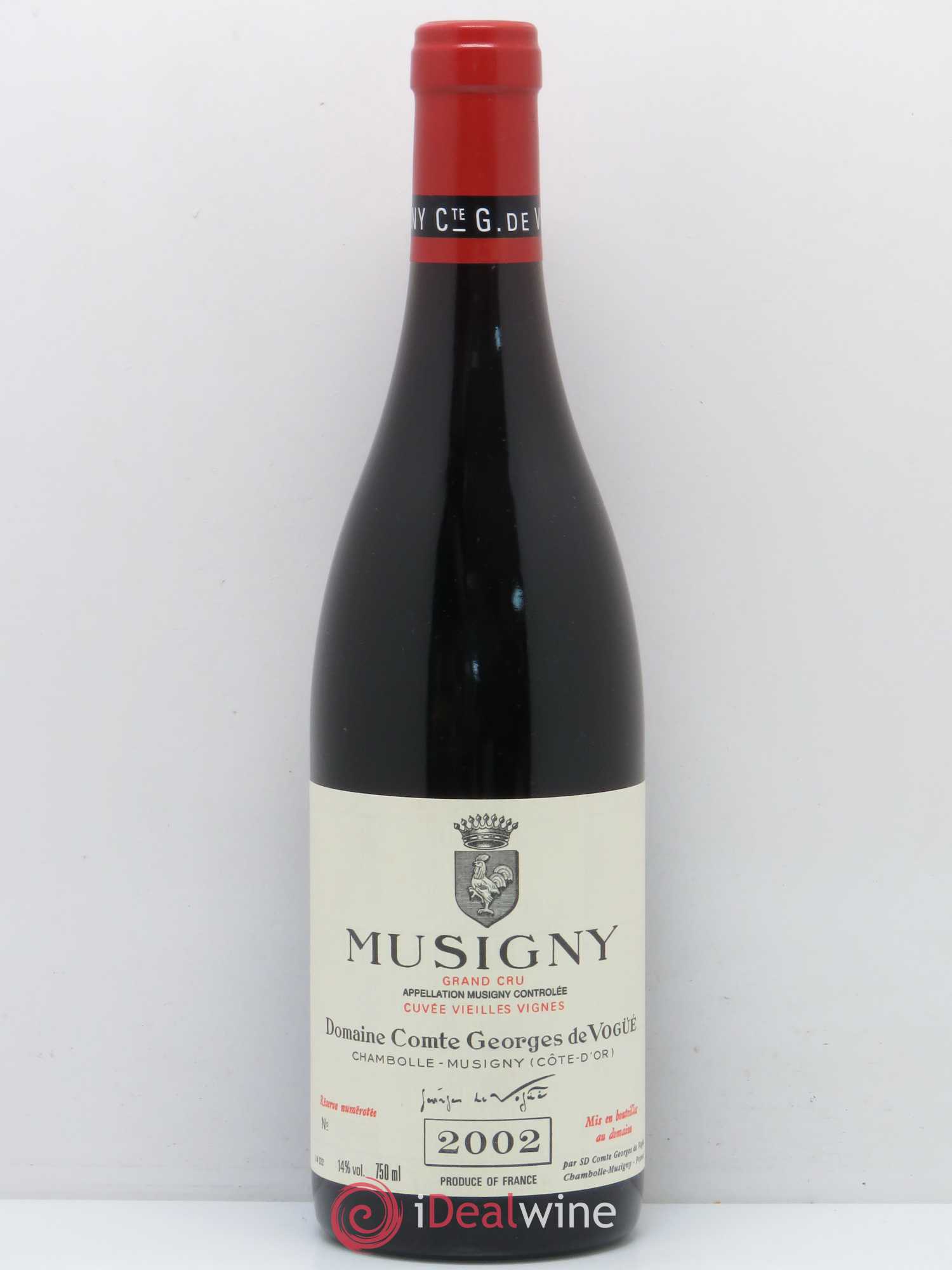 Musigny Grand Cru Cuvée Vieilles Vignes Comte Georges de Vogüé 2002 - Posten von 1 Flasche - 0