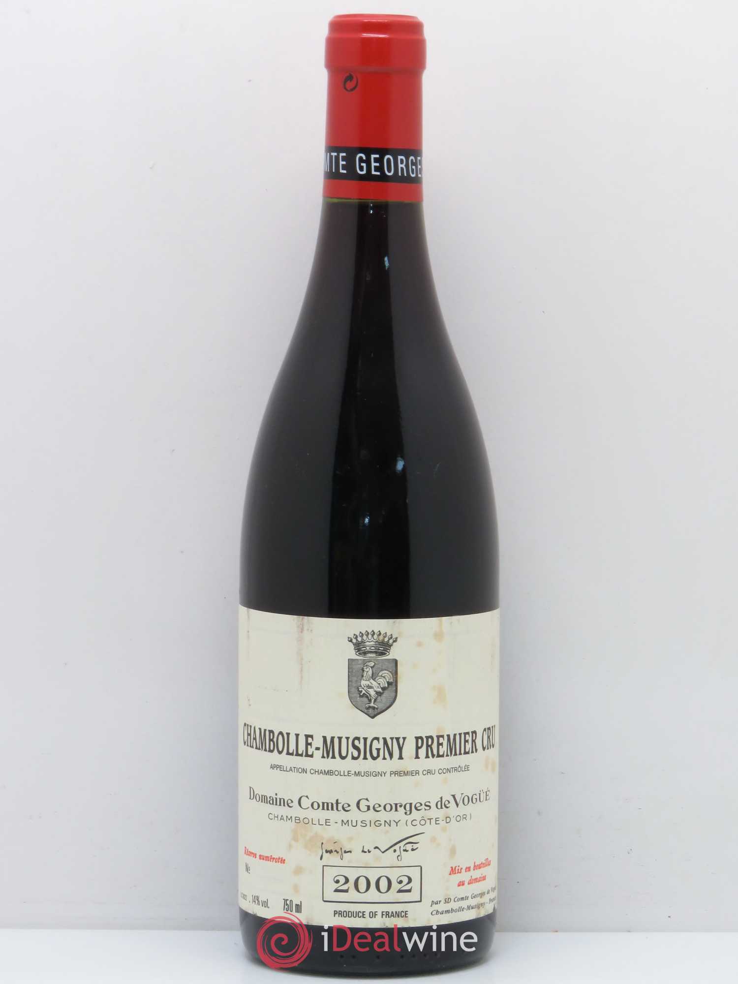 Chambolle-Musigny 1er Cru Comte Georges de Vogüé 2002 - Lot de 1 bouteille - 0