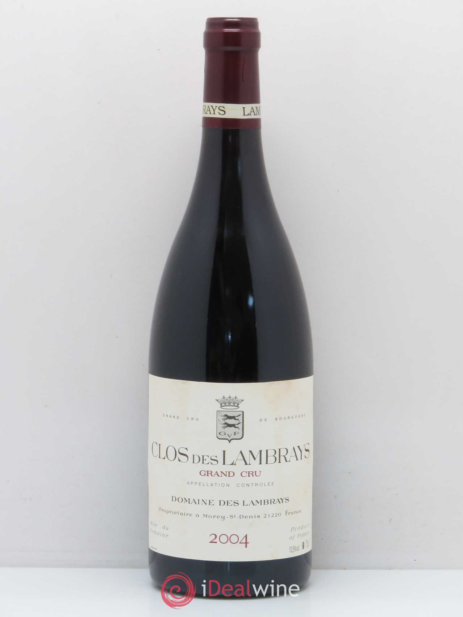 Clos des Lambrays Grand Cru Domaine des Lambrays 2004 - Lot de 1 bouteille - 0