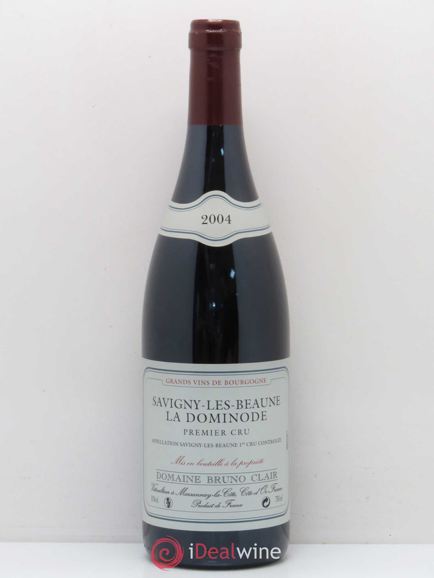 Savigny-lès-Beaune 1er Cru La Dominode Bruno Clair (Domaine) 2004 - Lot de 1 bouteille - 0