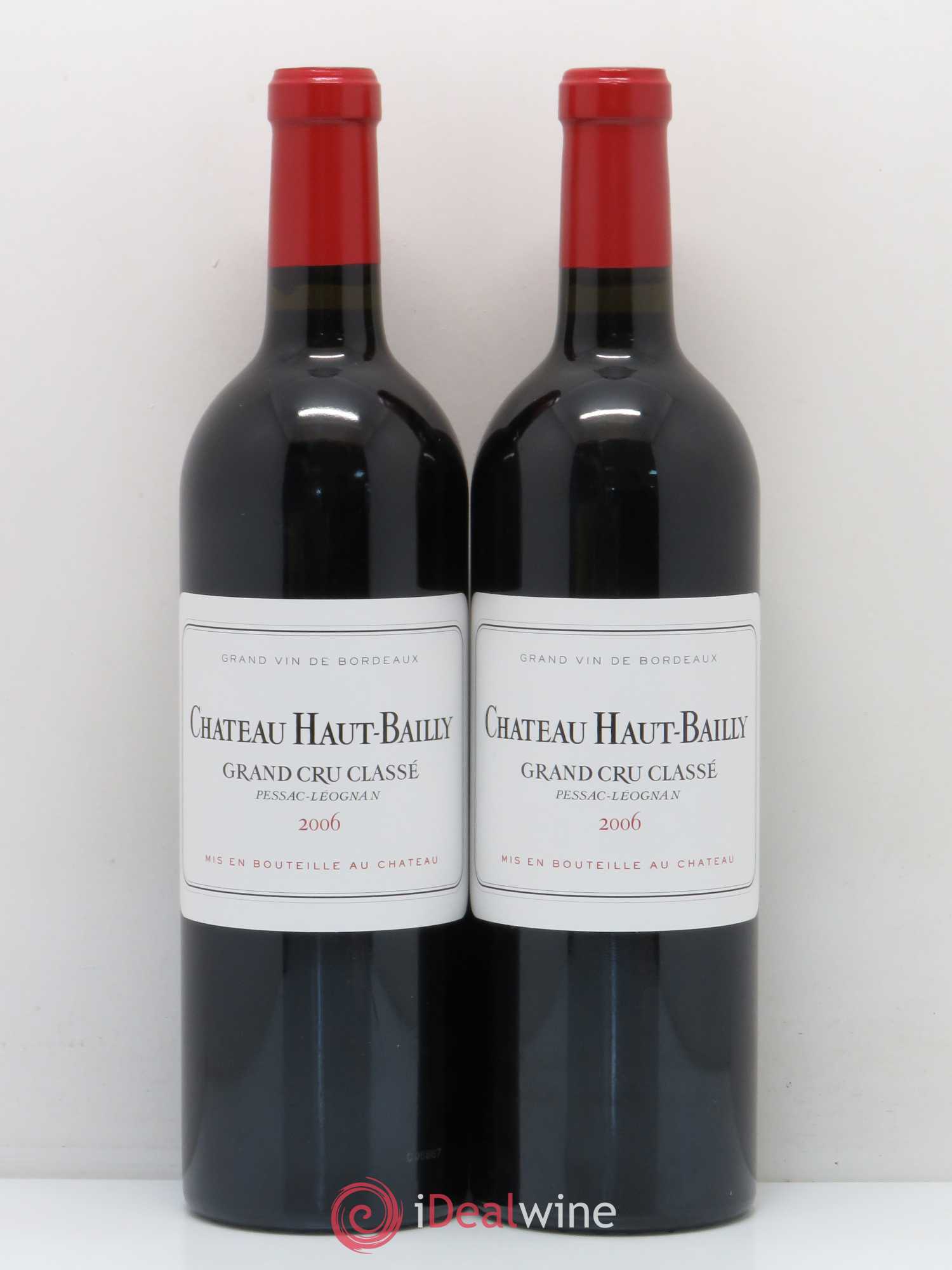 Château Haut-Bailly Cru Classé de Graves 2006 - Lot de 2 bouteilles - 0