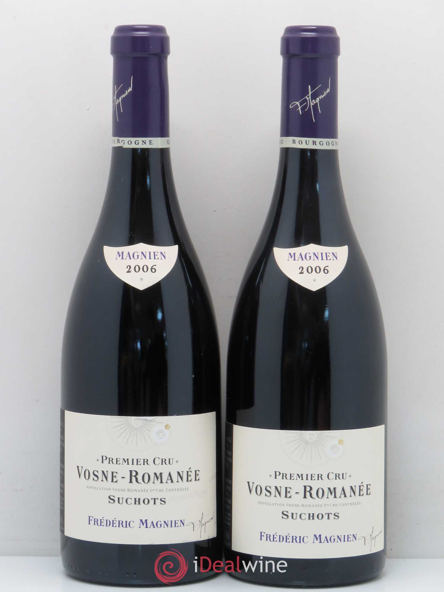 Vosne-Romanée 1er Cru Suchots Frederic Magnien 2006 - Lot de 2 bouteilles - 0