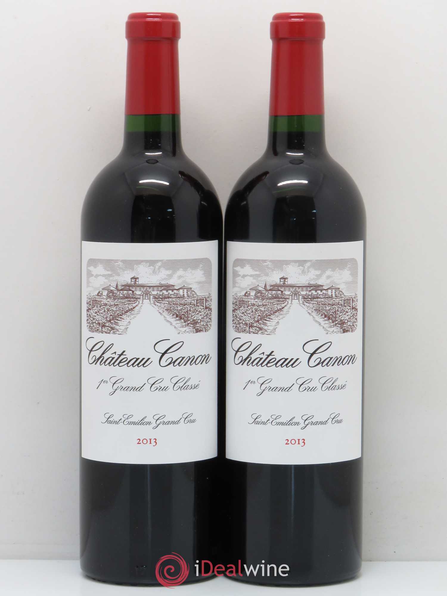 Château Canon 1er Grand Cru Classé B 2013 - Lot de 2 bouteilles - 0