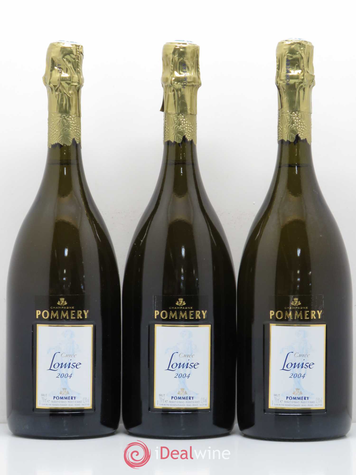 Cuvée Louise Pommery 2004 - Lot de 3 bouteilles - 0