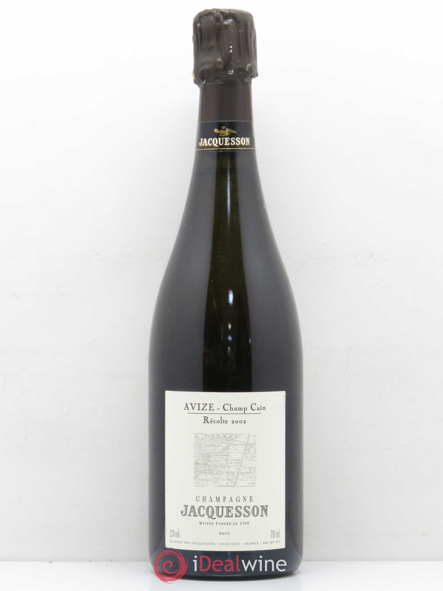 Avize Champ Caïn Extra-Brut Jacquesson 2002 - Lot de 1 bouteille - 0