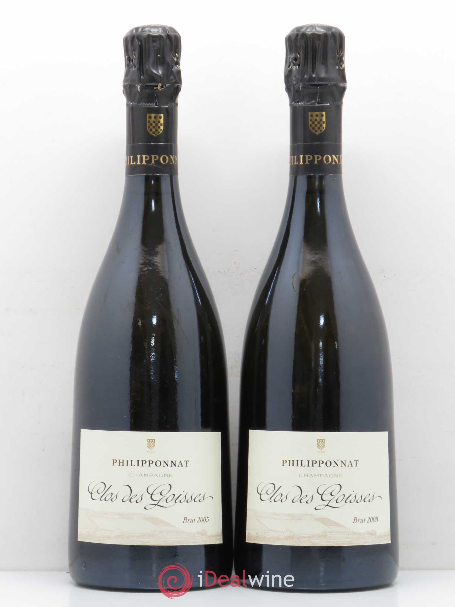 Clos des Goisses Philipponnat 2005 - Lot de 2 bouteilles - 0