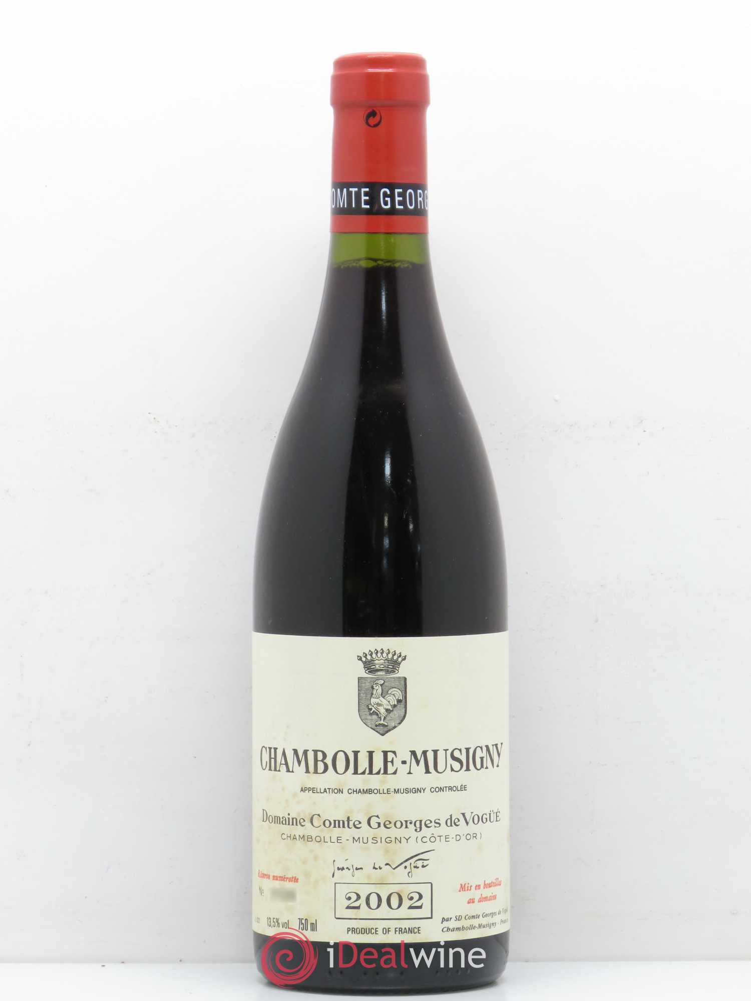 Chambolle-Musigny Comte Georges de Vogüé 2002 - Lot de 1 bouteille - 0