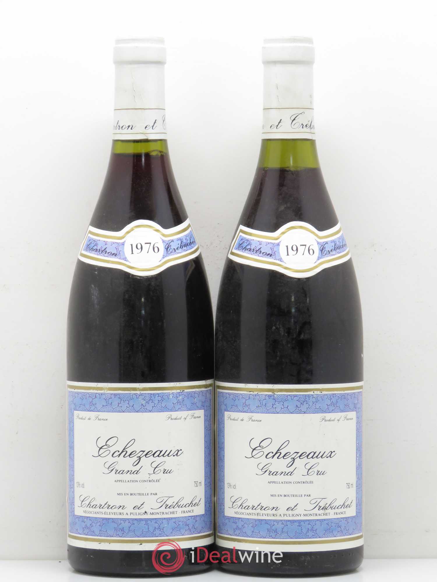 Echezeaux Grand Cru Domaine Chartron et Trébuchet 1976 - Lot de 2 bouteilles - 0
