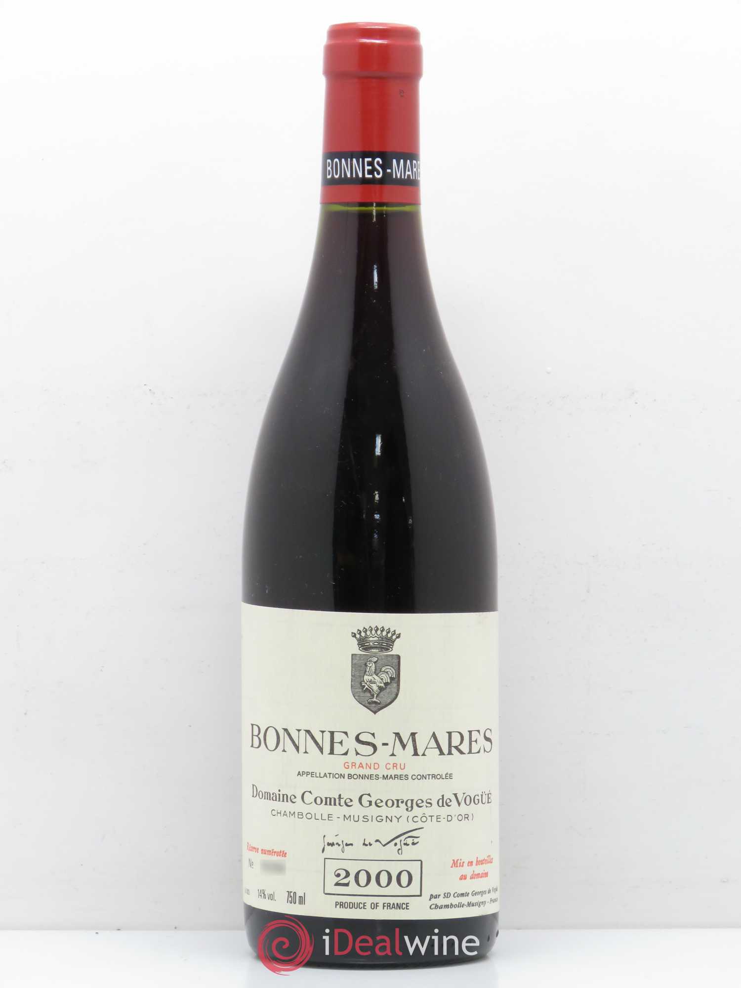 Bonnes-Mares Grand Cru Comte Georges de Vogüé 2000 - Lot de 1 bouteille - 0