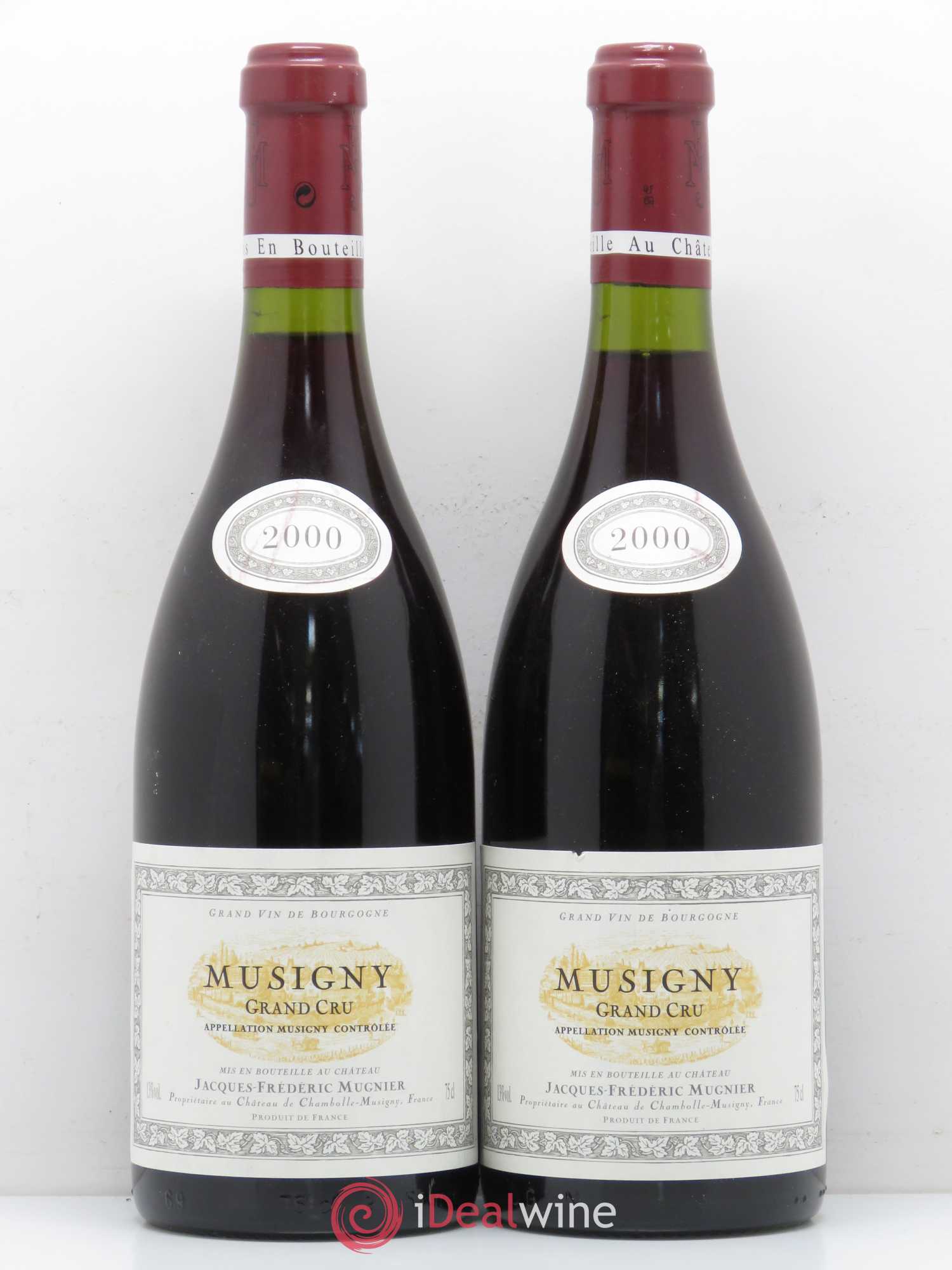 Musigny Grand Cru Jacques-Frédéric Mugnier 2000 - Lot de 2 bouteilles - 0