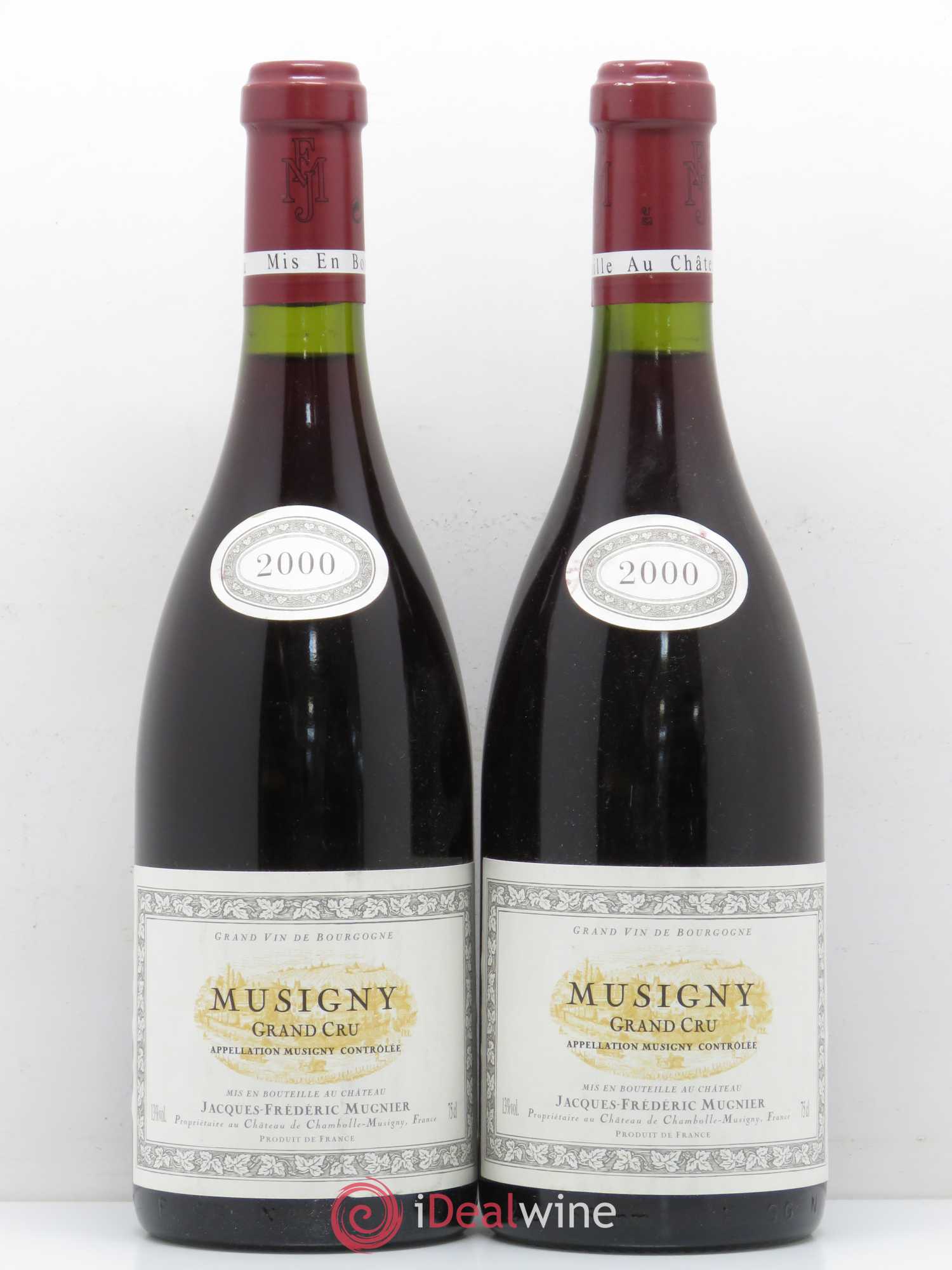 Musigny Grand Cru Jacques-Frédéric Mugnier 2000 - Lot de 2 bouteilles - 0