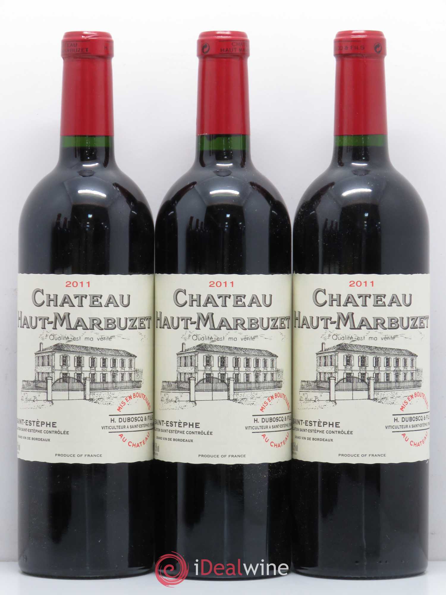 Château Haut Marbuzet 2011 - Lot de 6 bouteilles - 1