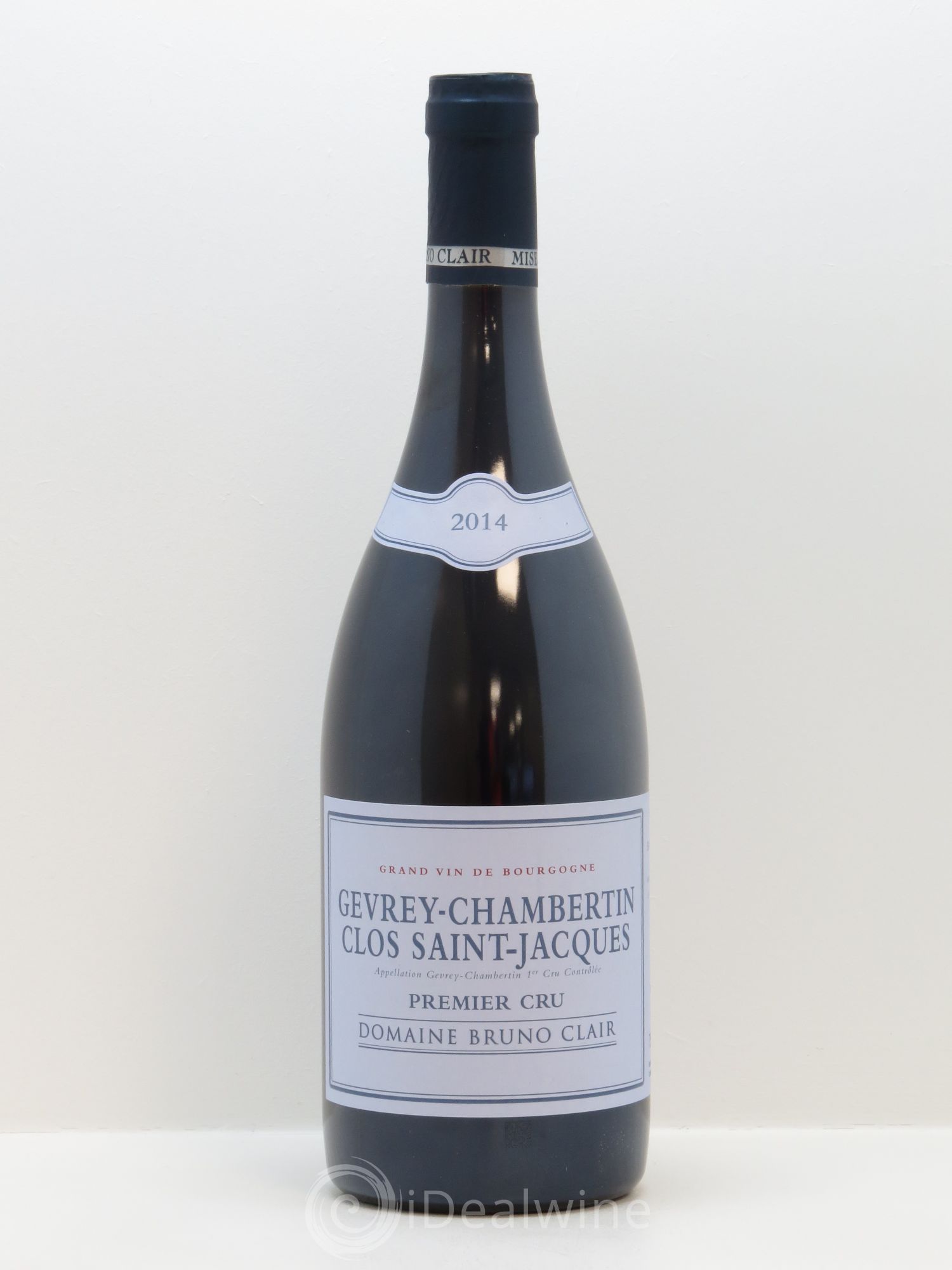 Gevrey-Chambertin 1er Cru Clos Saint-Jacques Bruno Clair (Domaine) 2014 - Lot de 1 bouteille - 0