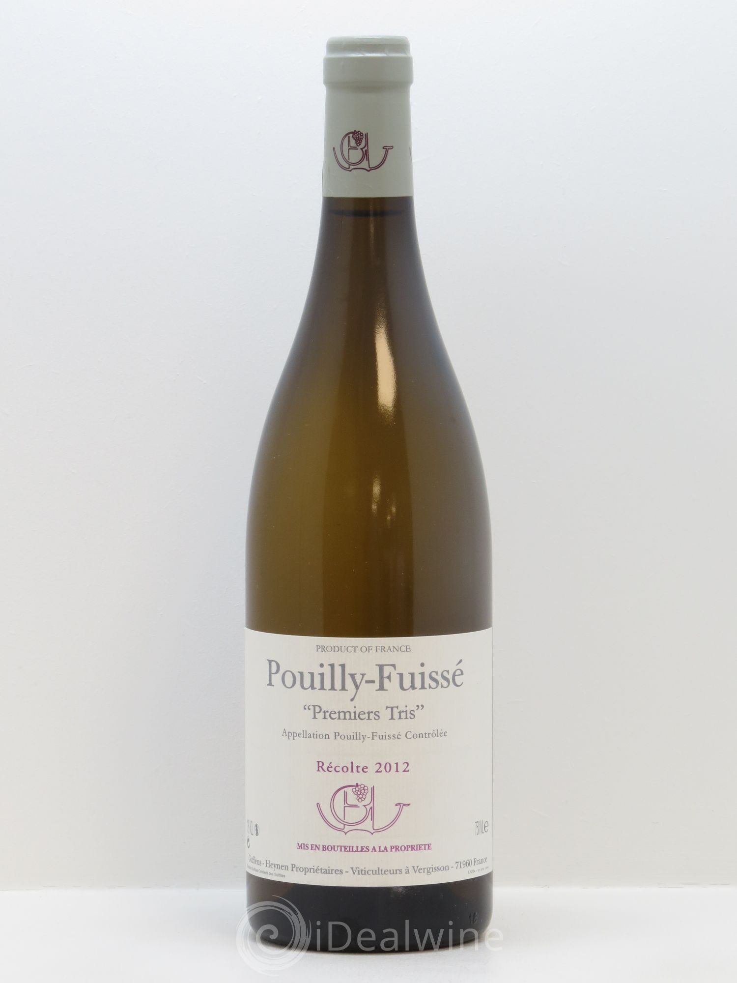 Pouilly-Fuissé Premiers Tris Guffens-Heynen 2012 - Lot de 1 bouteille - 0