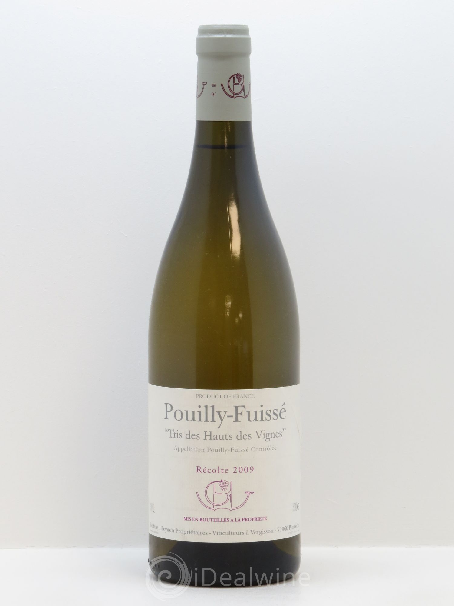 Pouilly-Fuissé Tris des Hauts des Vignes Guffens-Heynen 2009 - Lot de 1 bouteille - 0