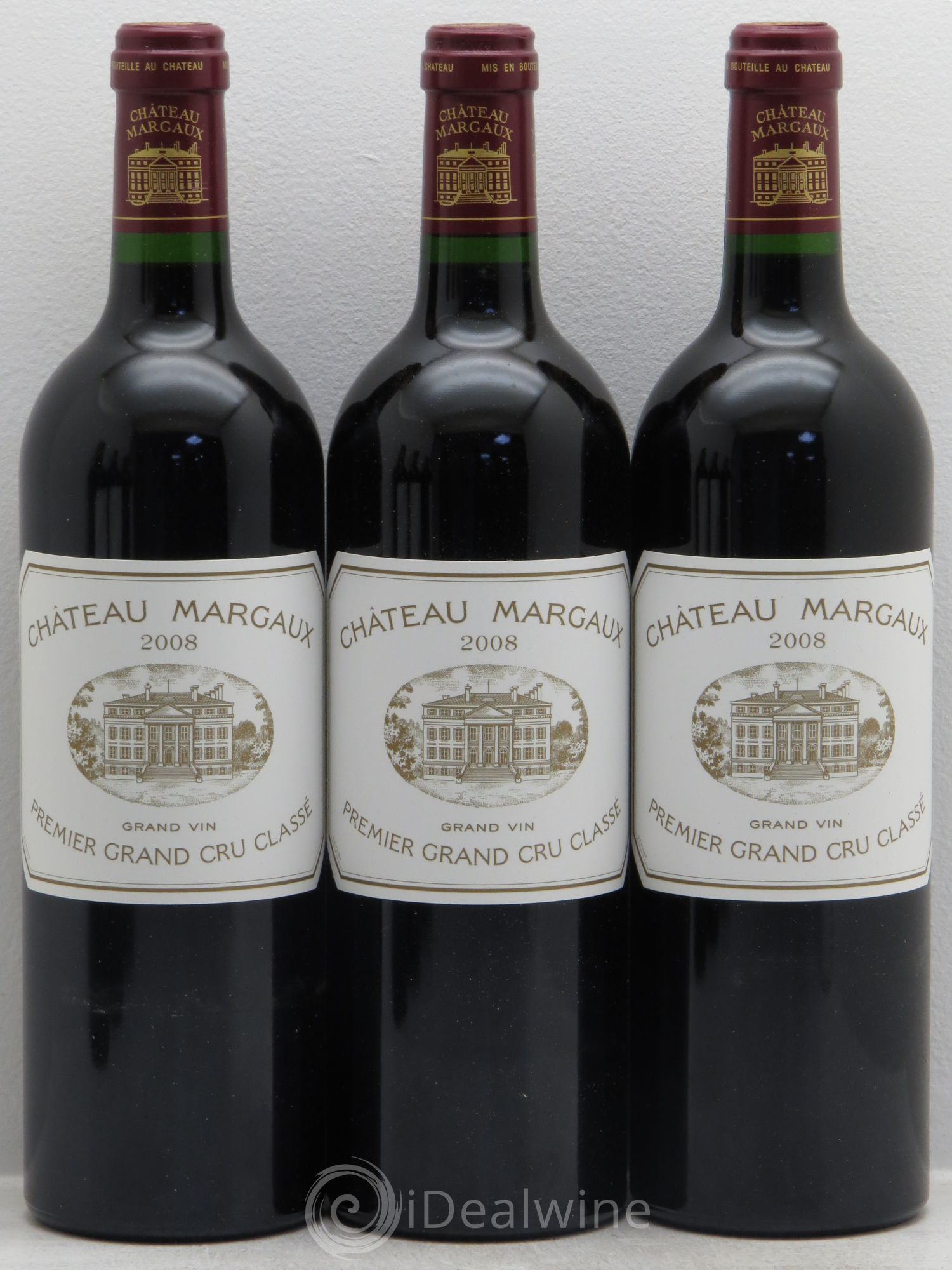 Château Margaux 1er Grand Cru Classé 2008 - Lot de 6 bouteilles - 1