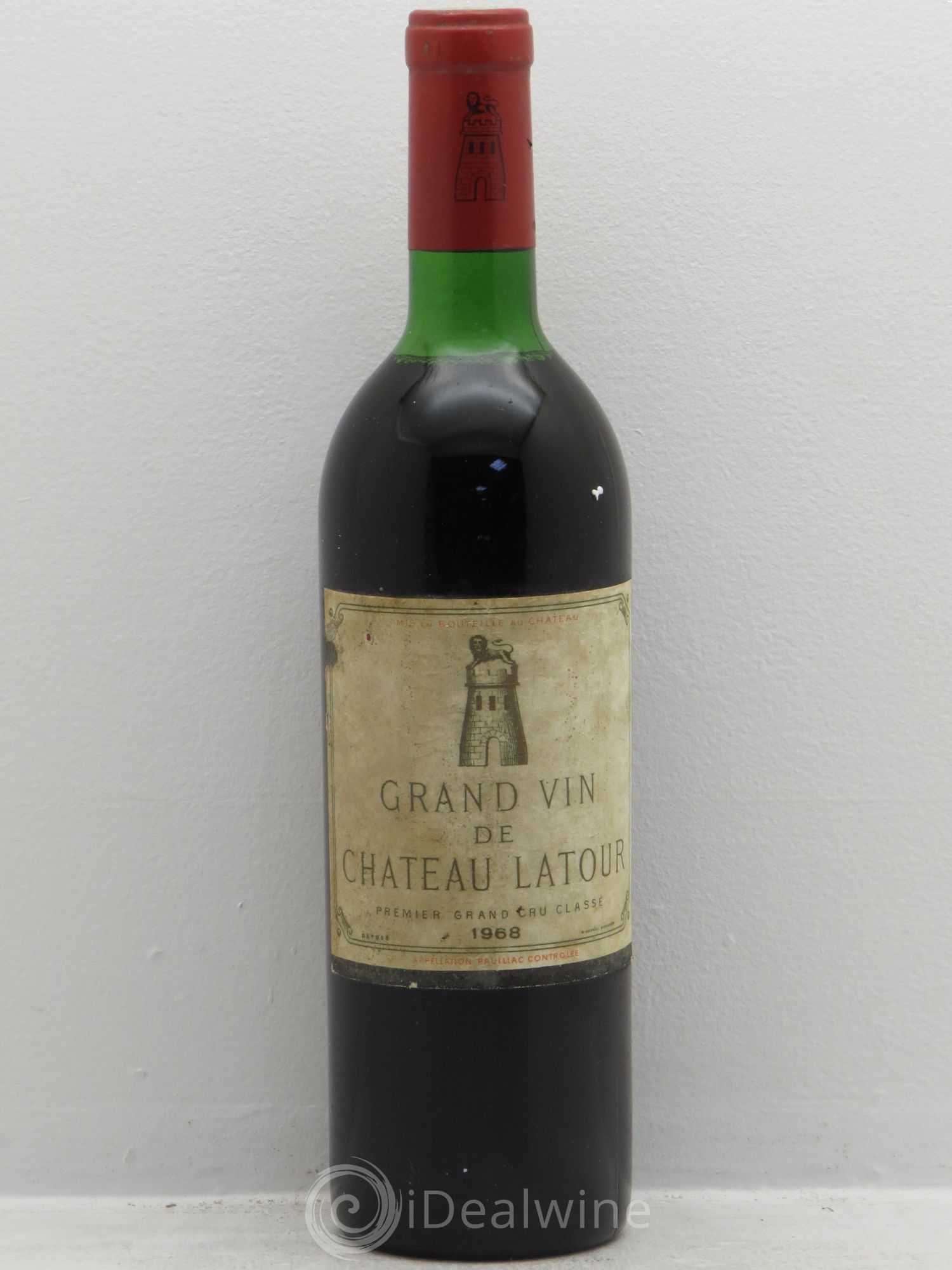 Château Latour 1er Grand Cru Classé 1968 - Lot de 1 bouteille - 0